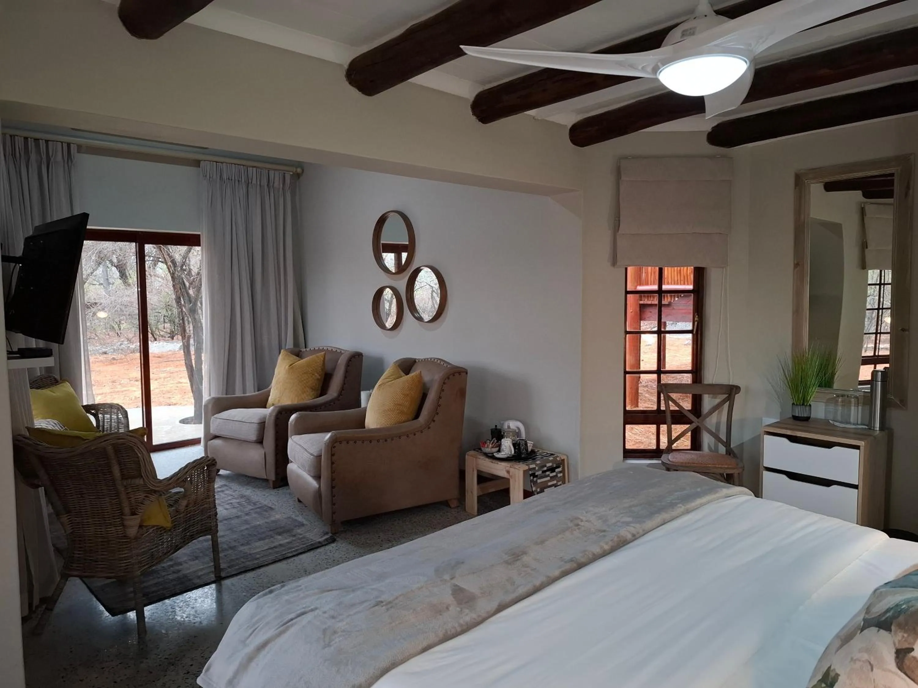 Bed in Kruger Riverside Lodge - No Load-shedding