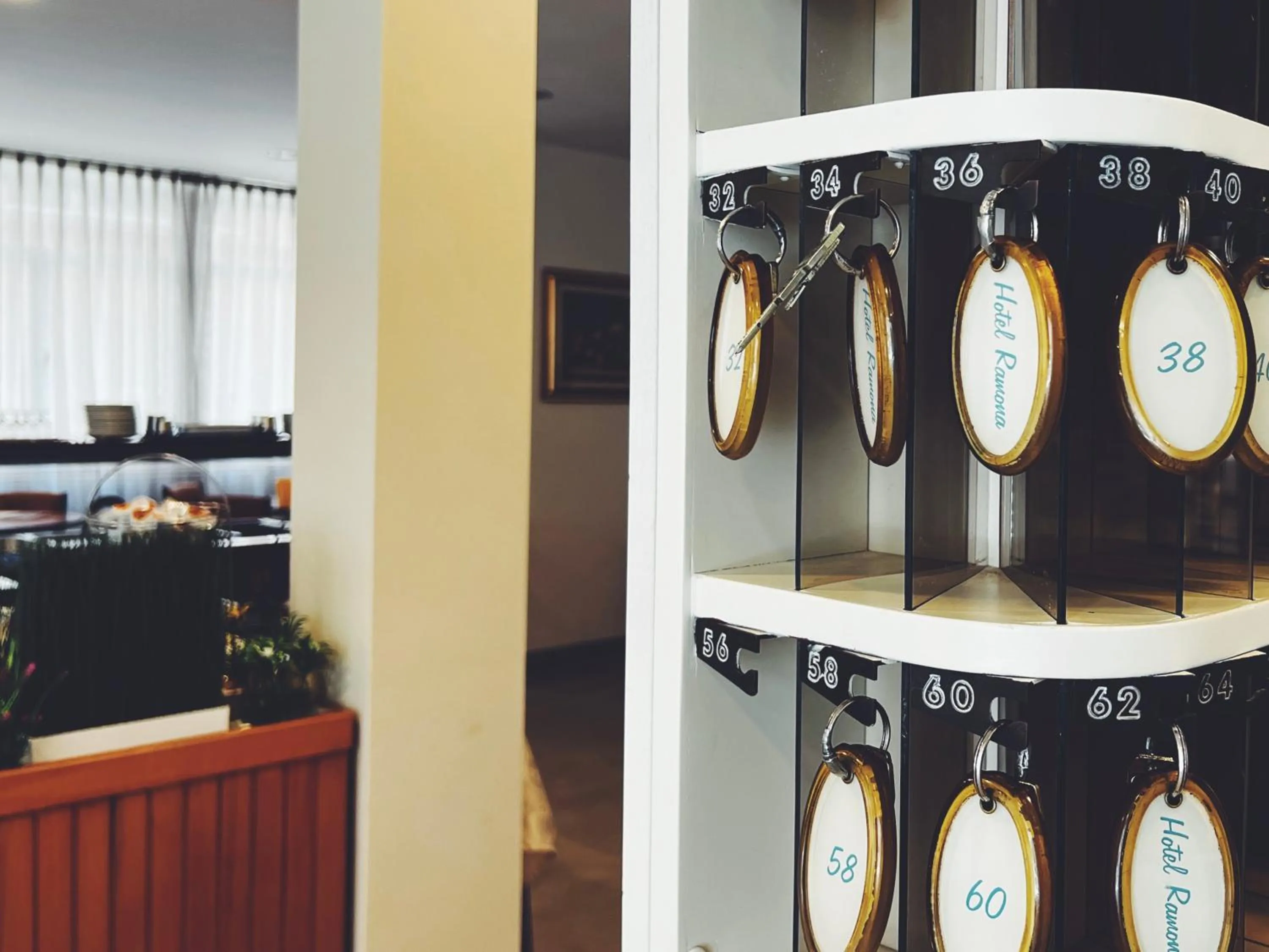 Lobby or reception in Hotel Ramona