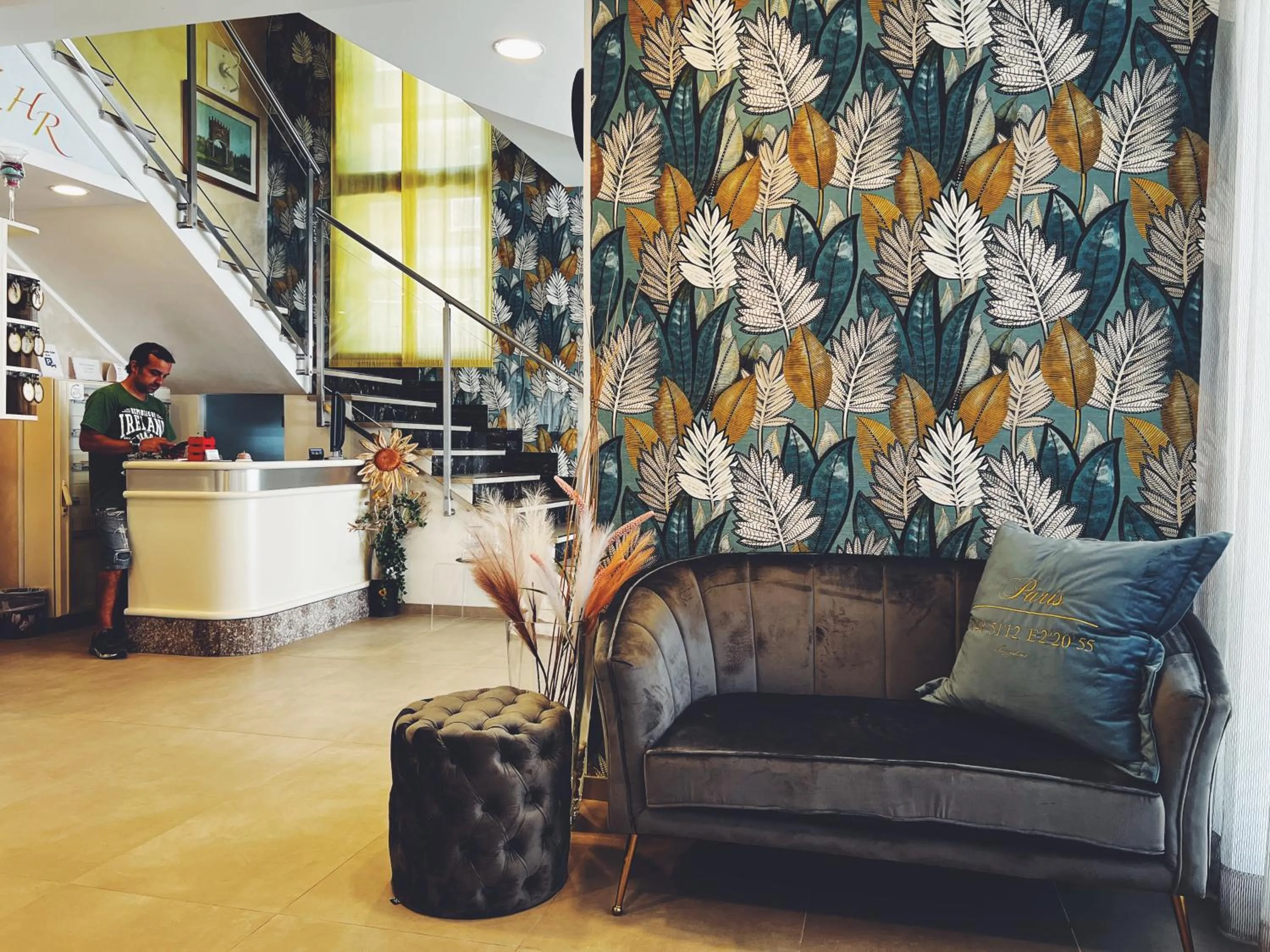 Lobby or reception in Hotel Ramona