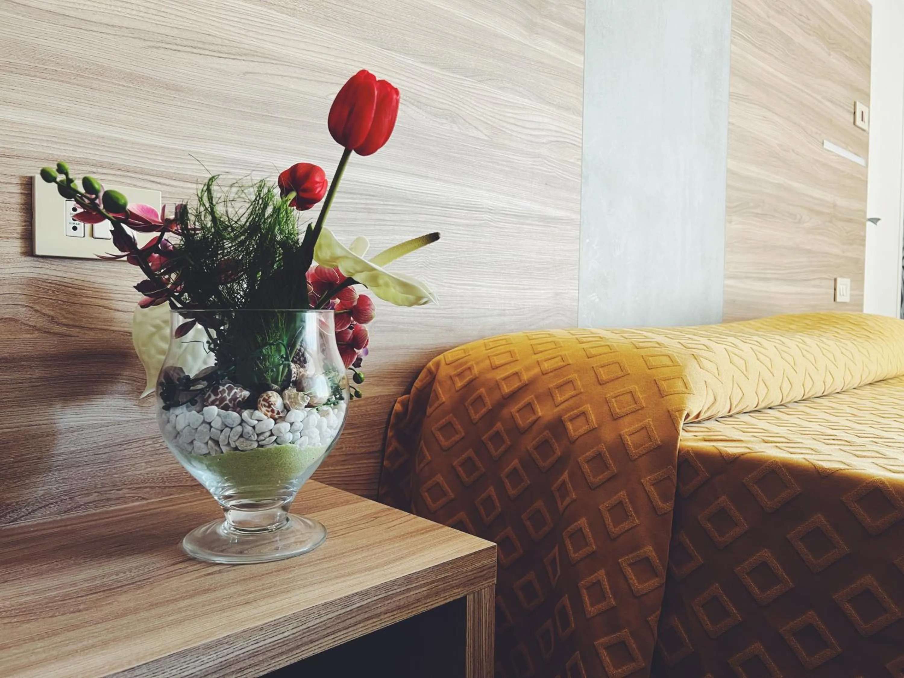 Decorative detail, Bed in Hotel Ramona