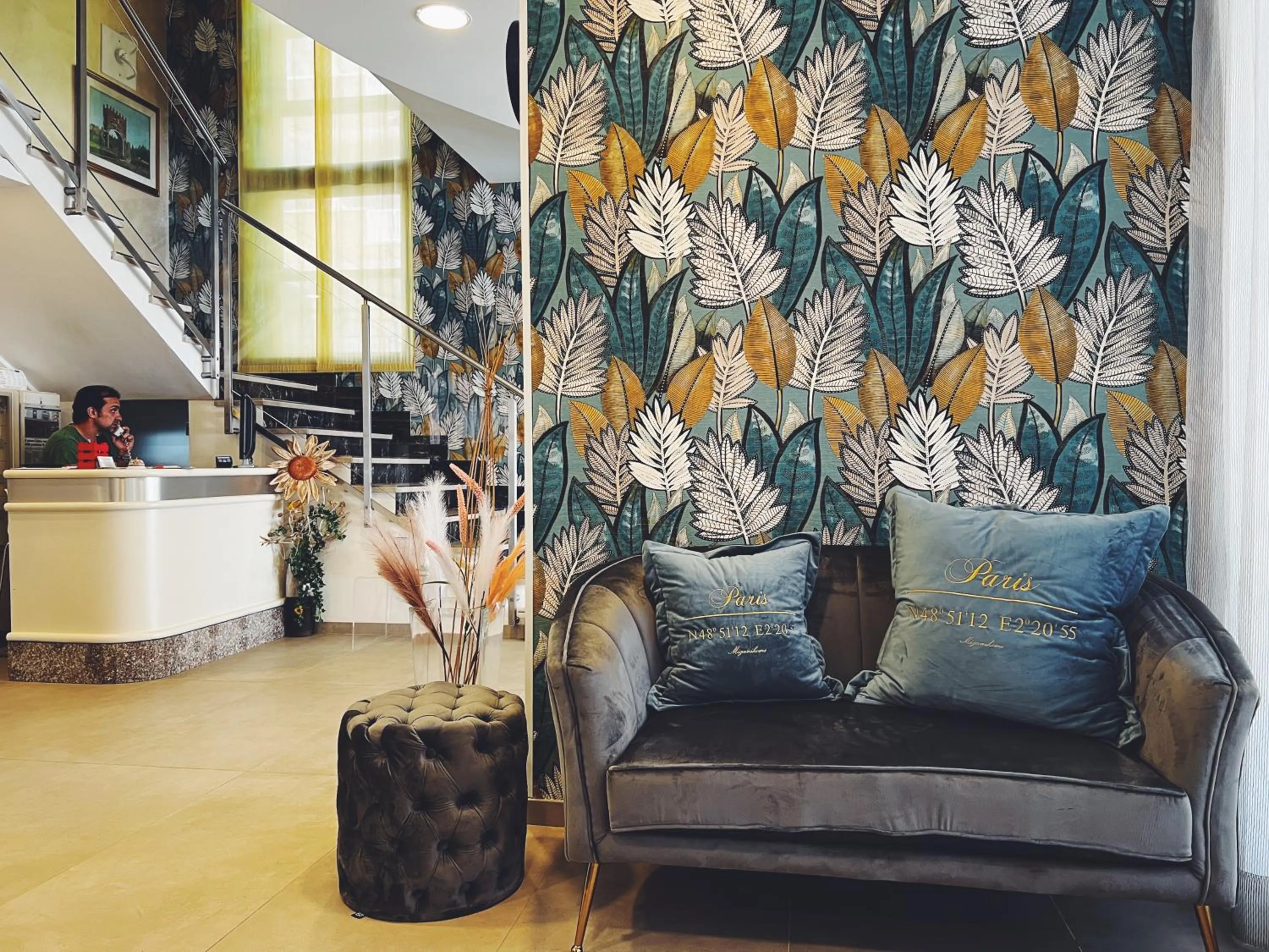 Lobby or reception in Hotel Ramona