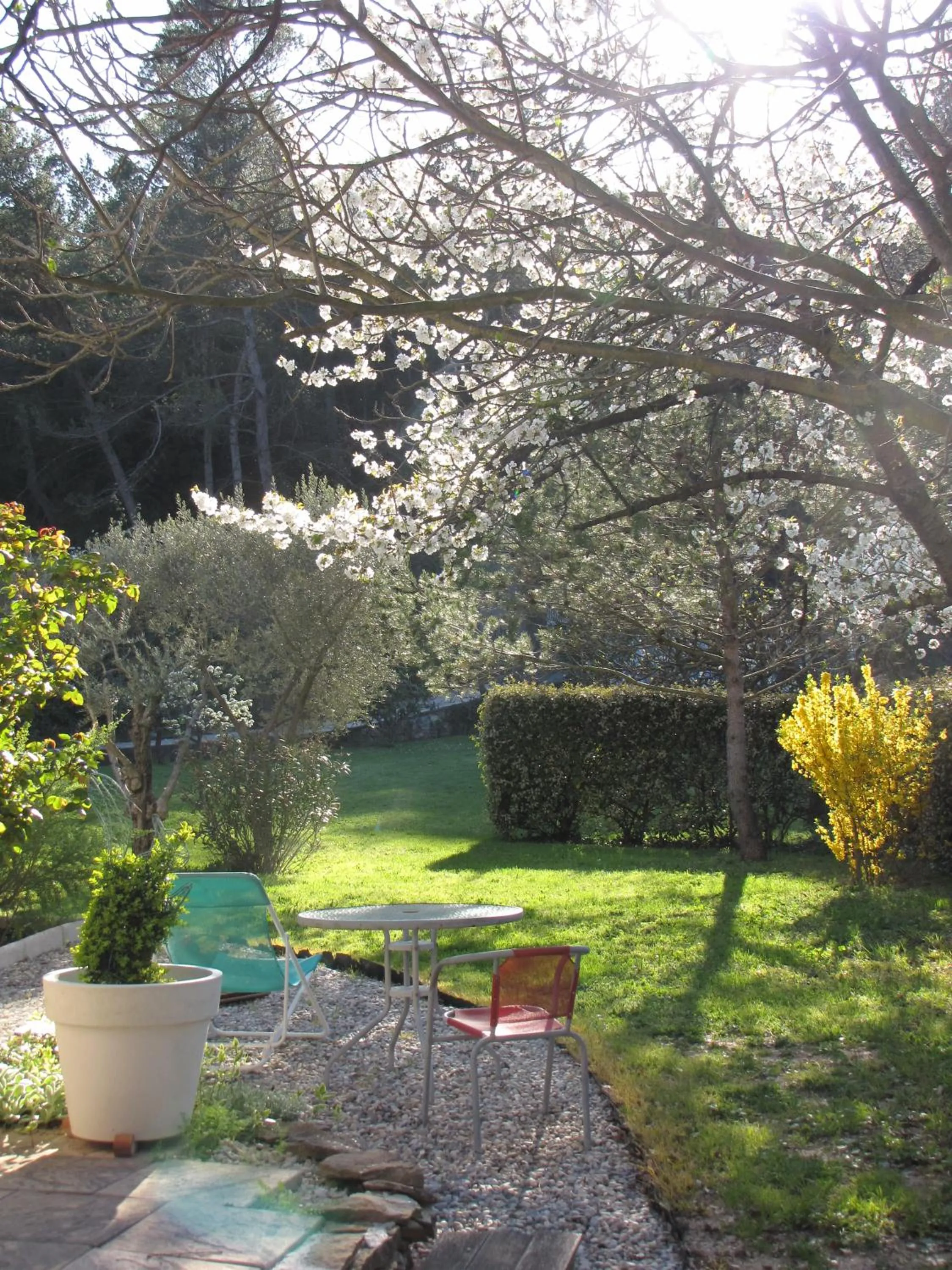 Patio in Casa Rurale Lou Pichoun Nis