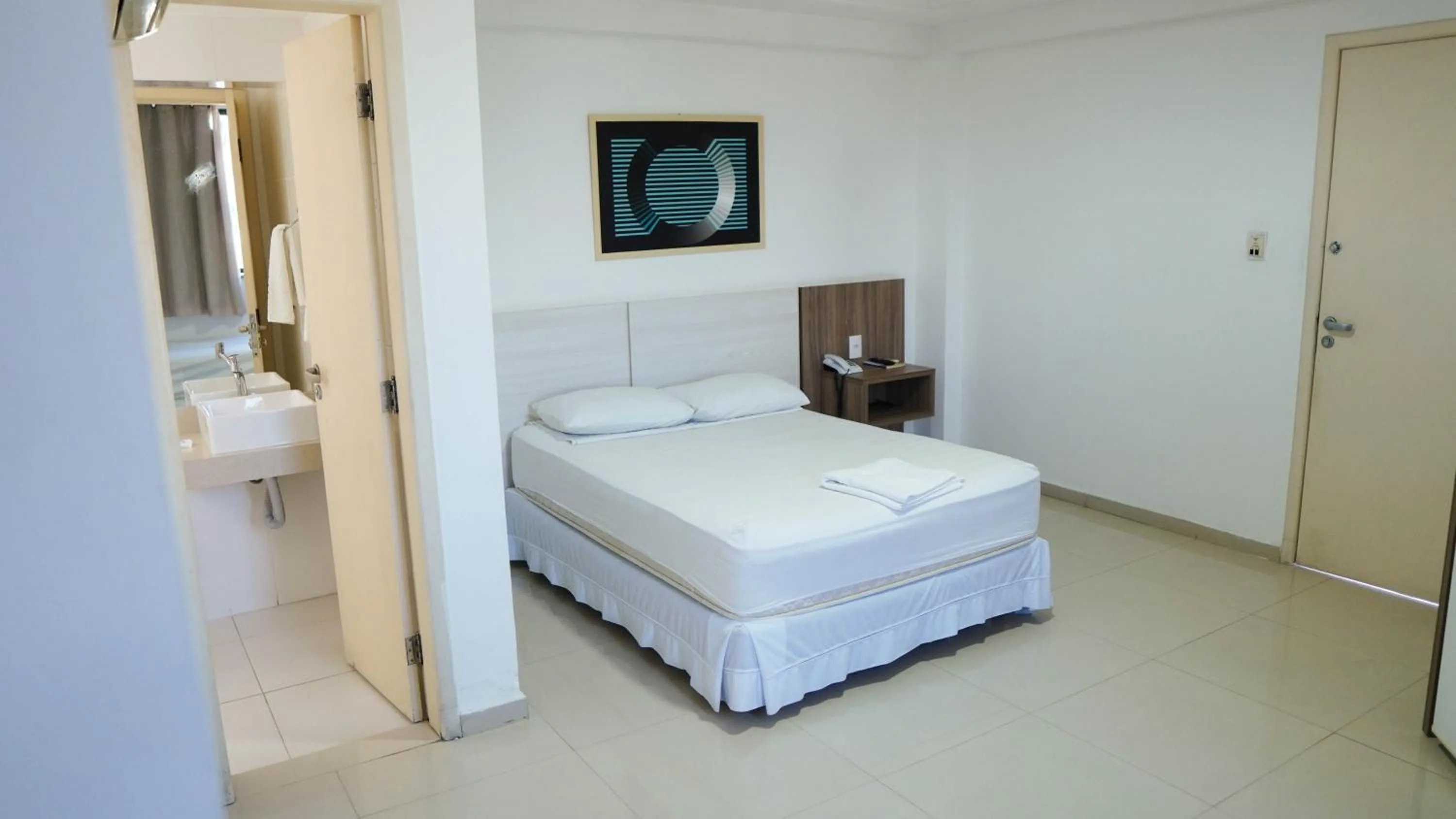 Bed in Hotel Bizzon