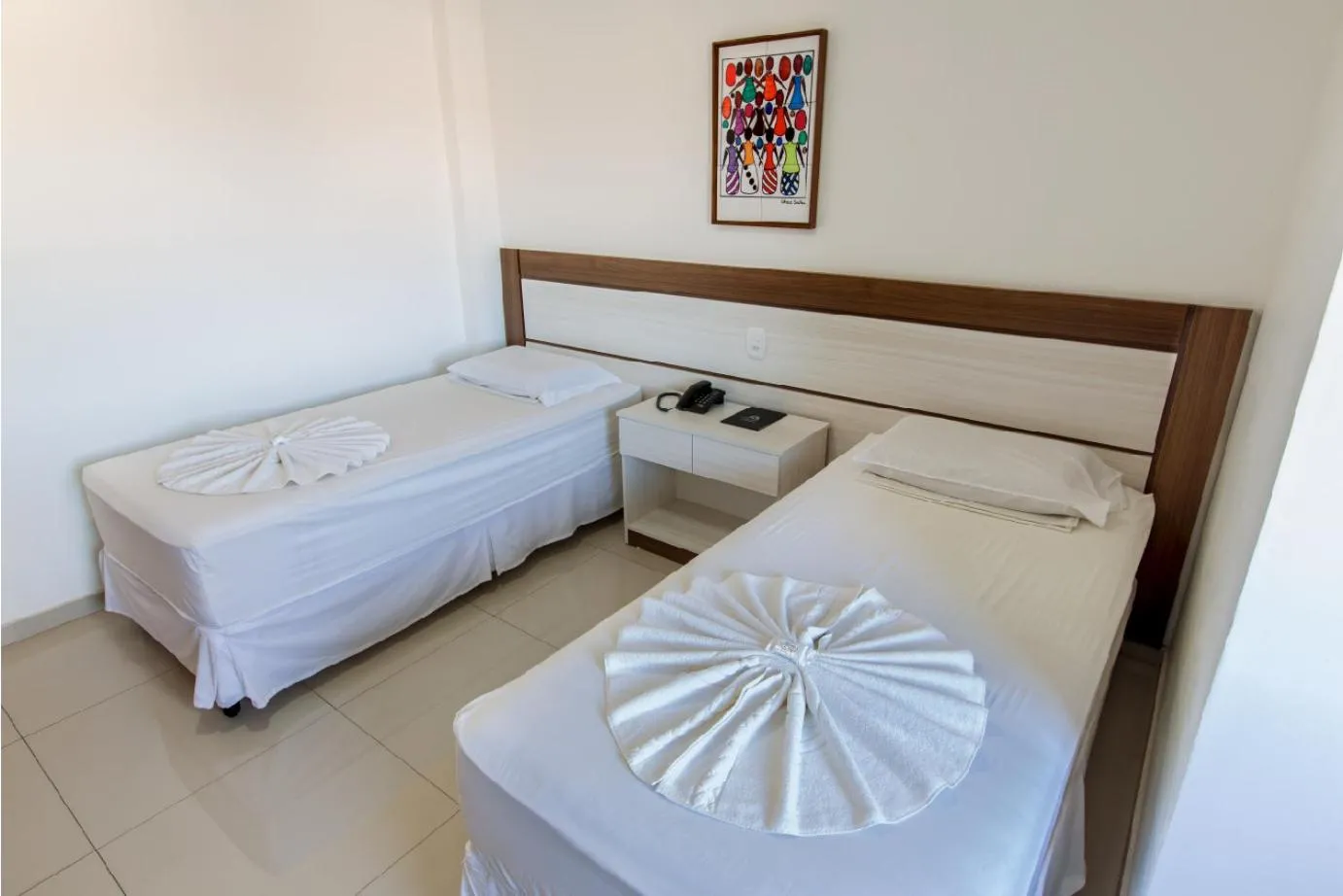 Bed in Hotel Bizzon