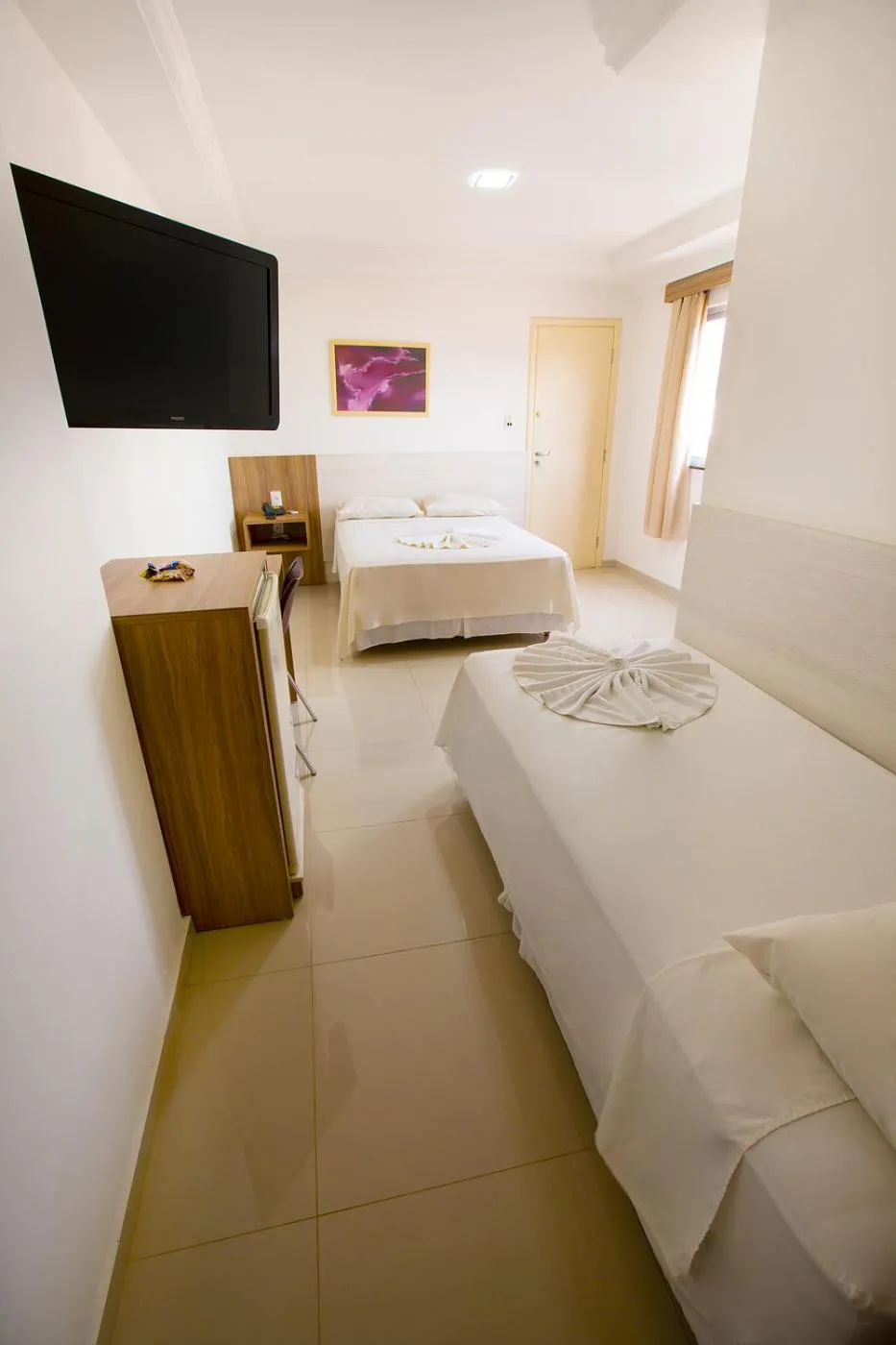 Bed in Hotel Bizzon