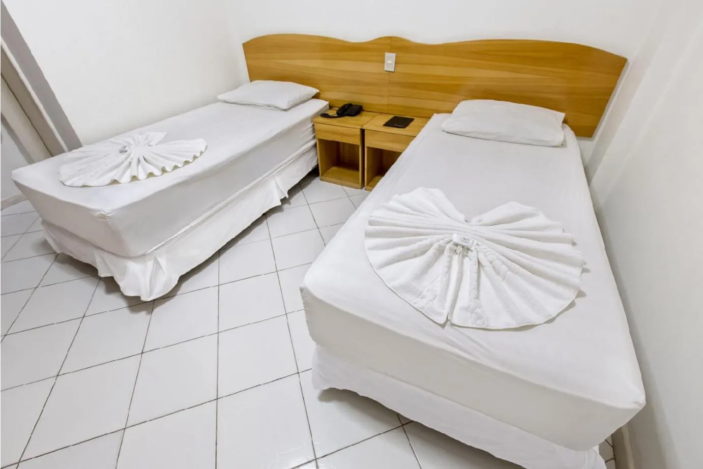 Bed in Hotel Bizzon