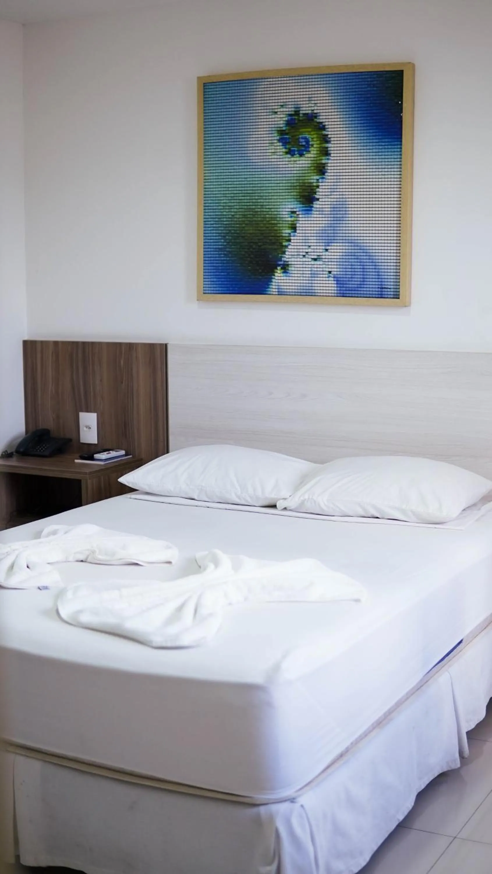 Bed in Hotel Bizzon