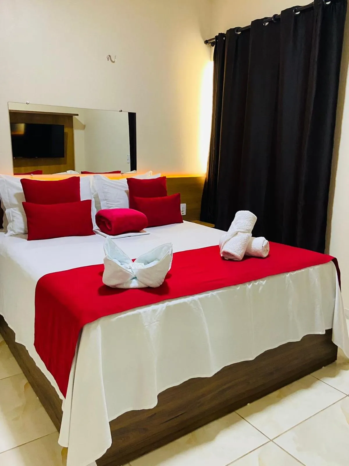 Bed in Hotel Camocim