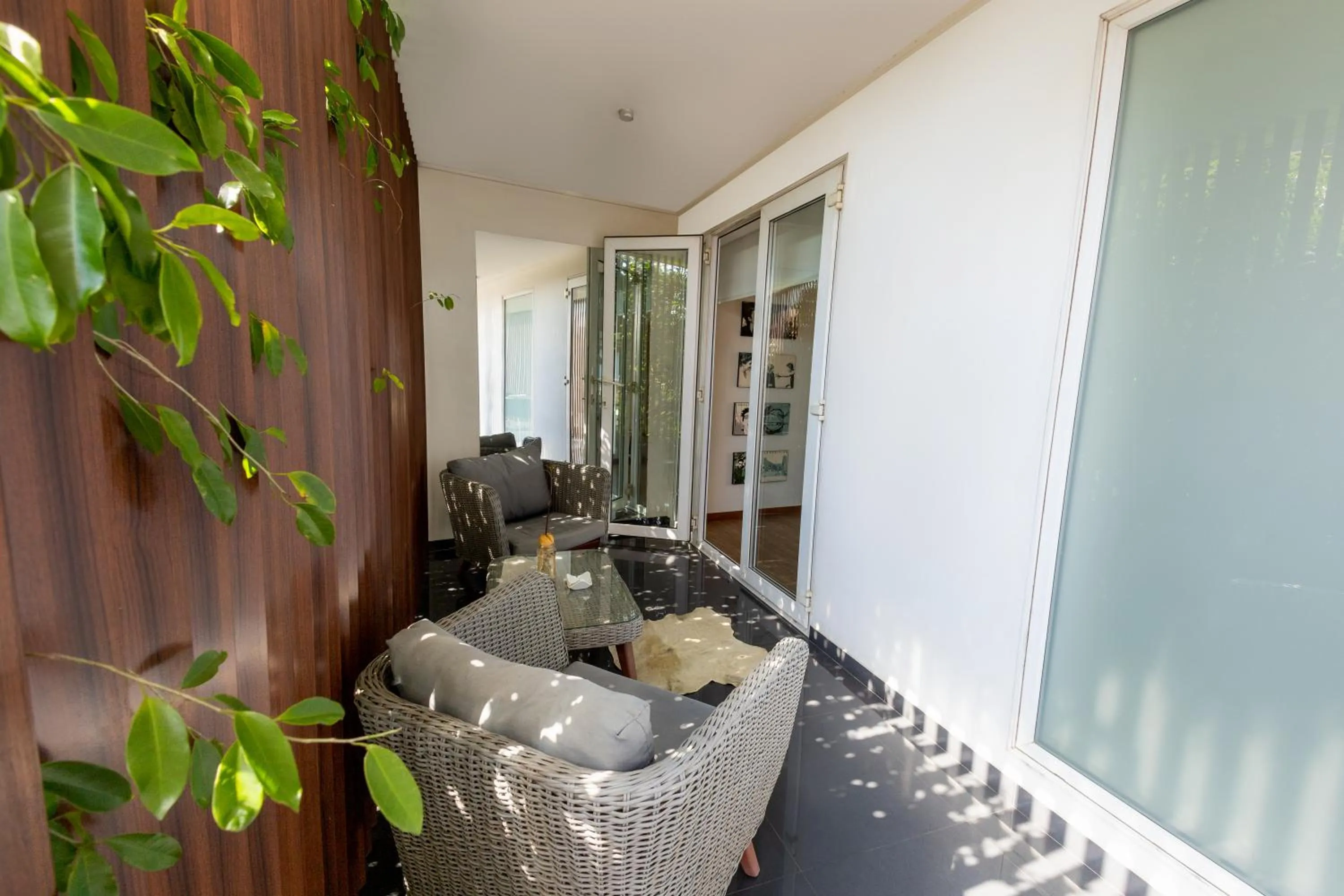 Balcony/Terrace in Cosmopolitano Hotel Boutique