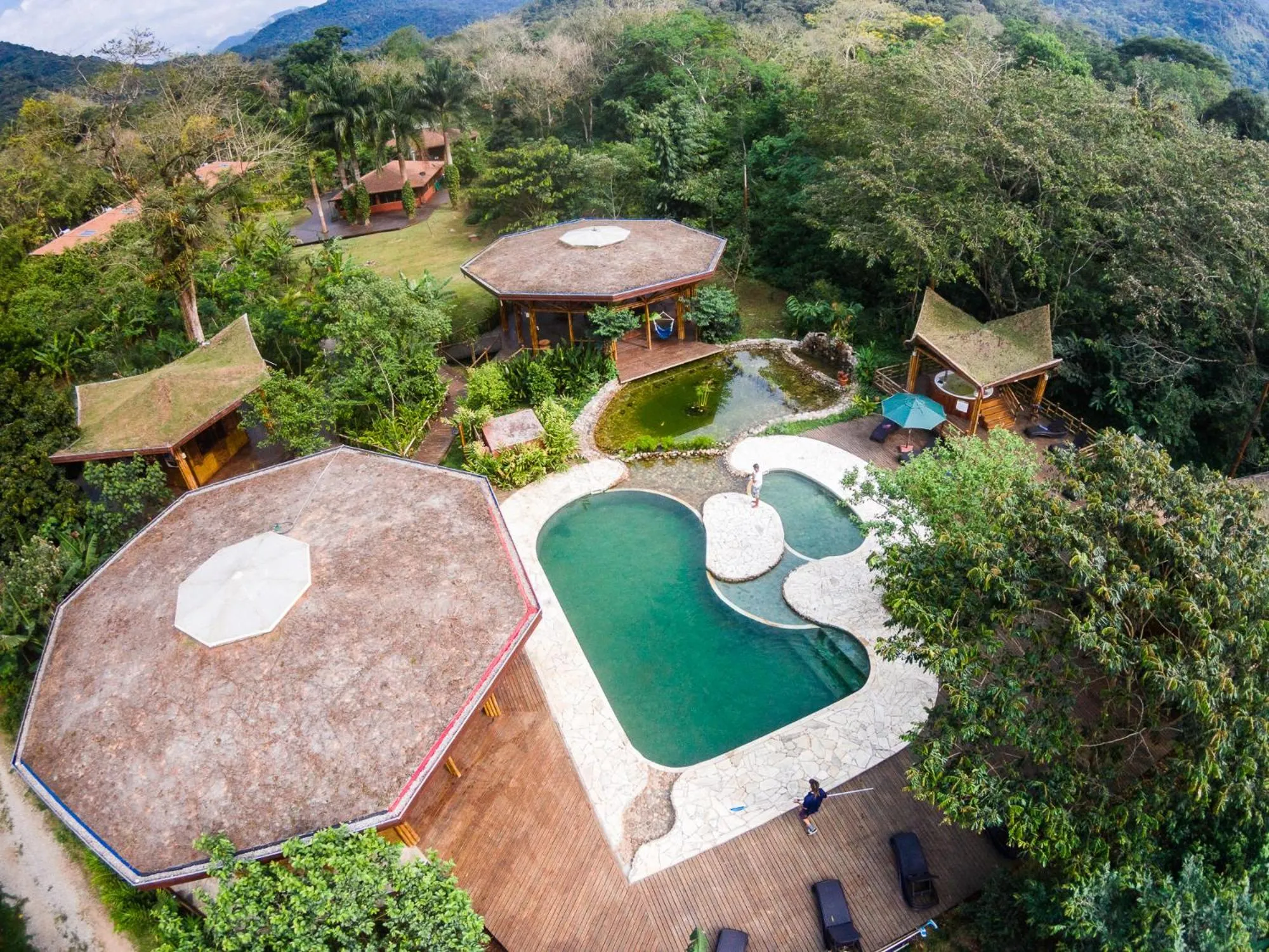 Bird's eye view in Banana Bamboo Ecolodge