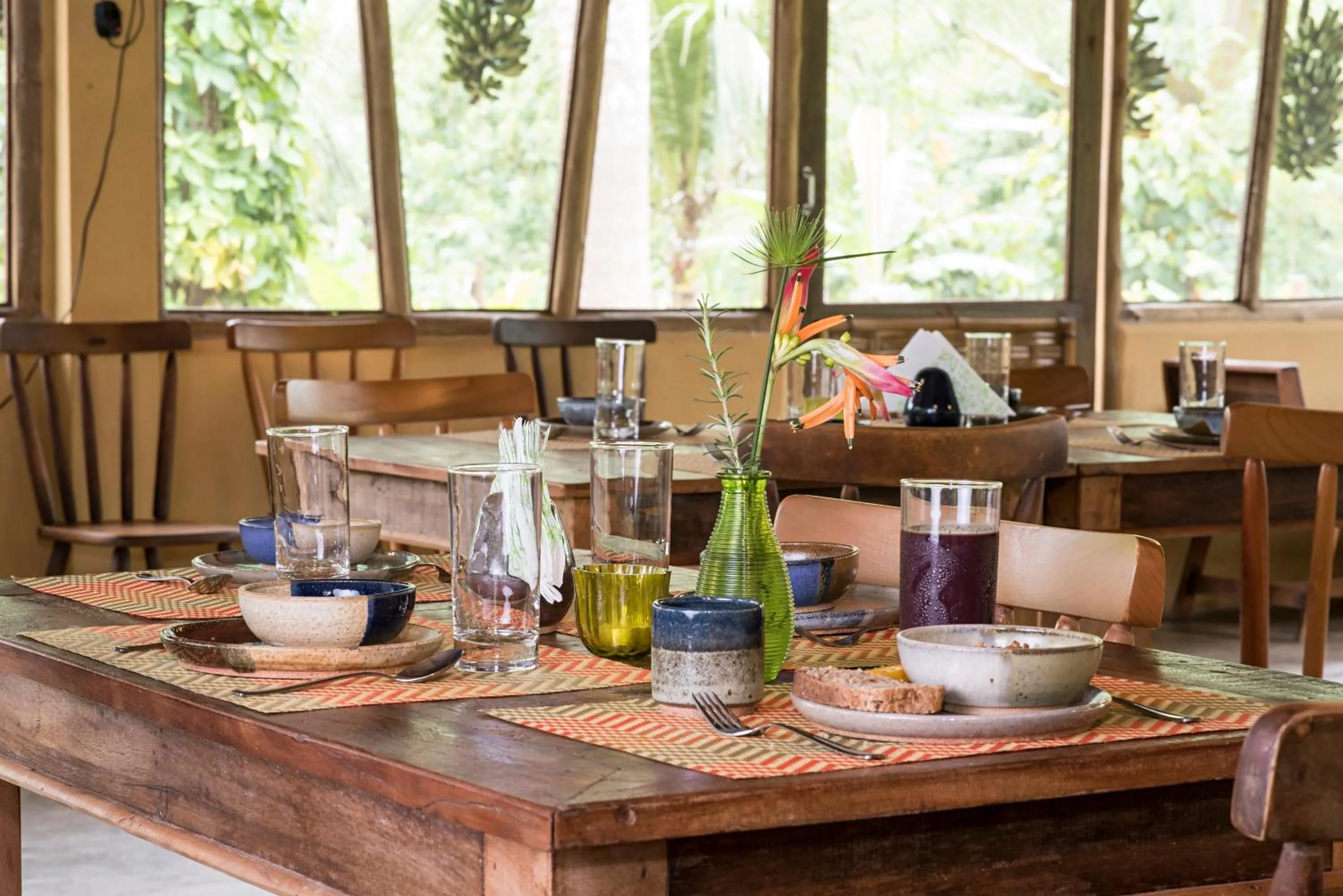 Restaurant/places to eat in Banana Bamboo Ecolodge