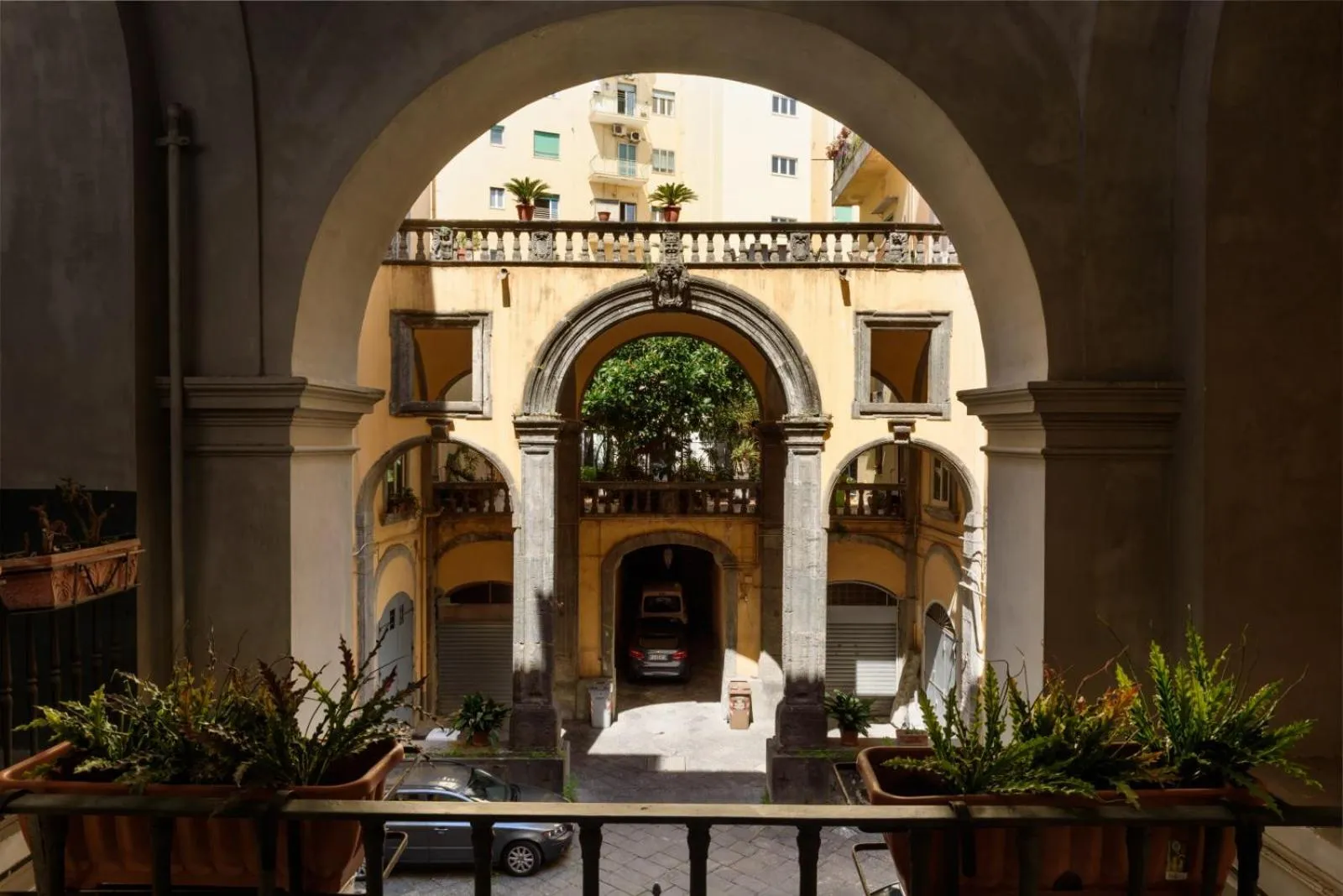 Garden view in Sarracino Relais