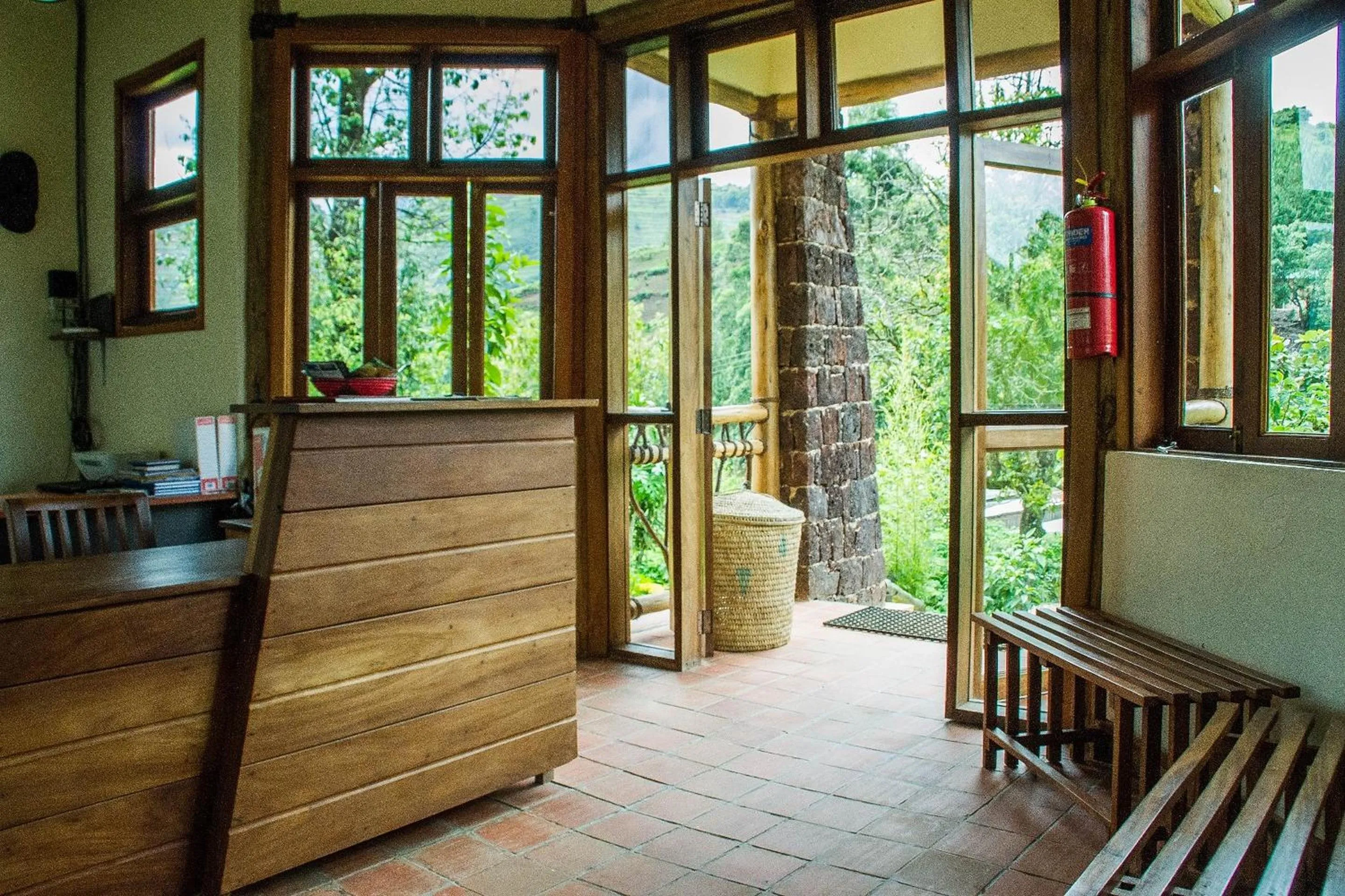 Lobby or reception in Ichumbi Gorilla Lodge
