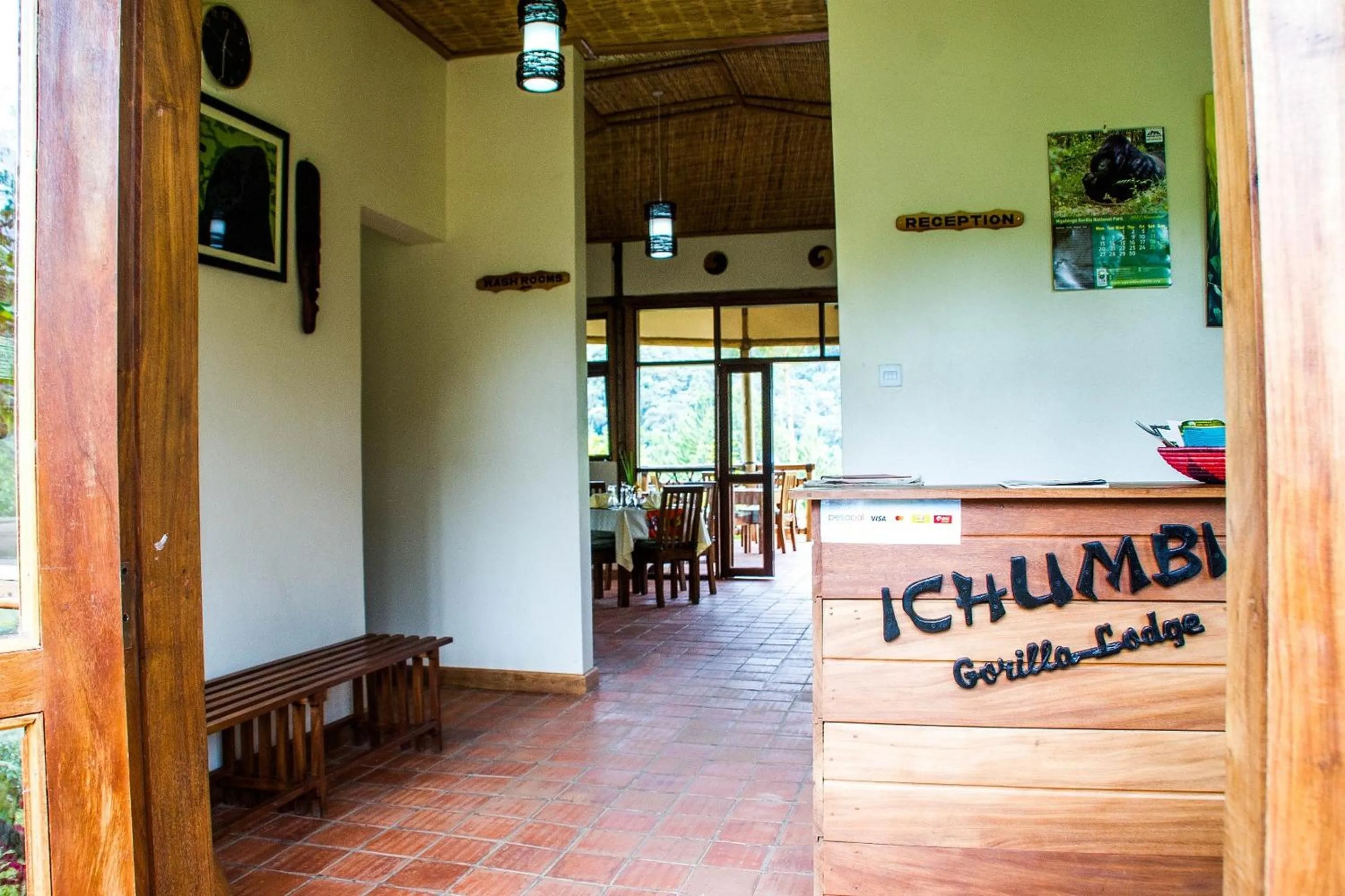 Lobby or reception in Ichumbi Gorilla Lodge