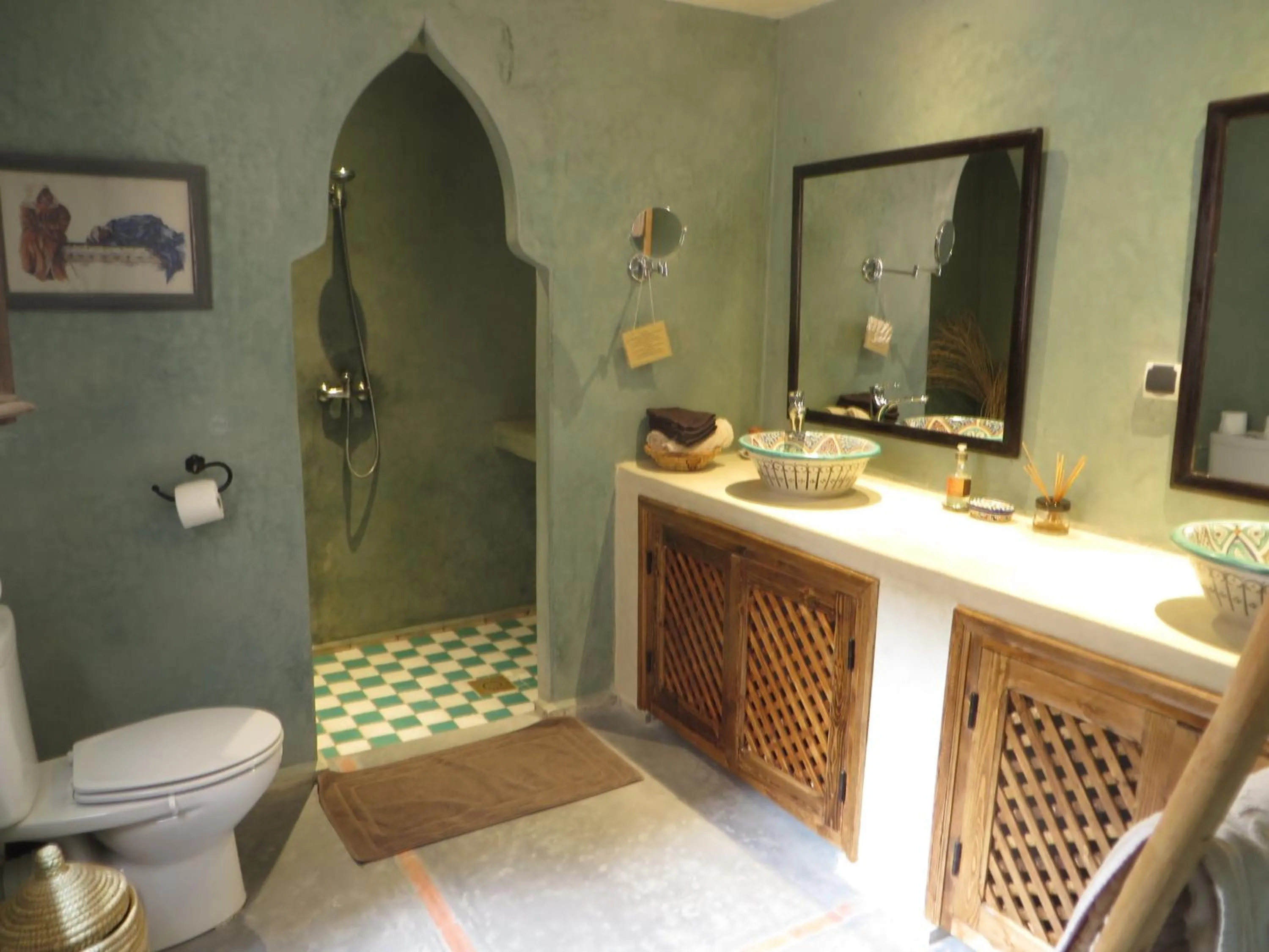 Bathroom in Maison d'Hôtes Kasbah Azul