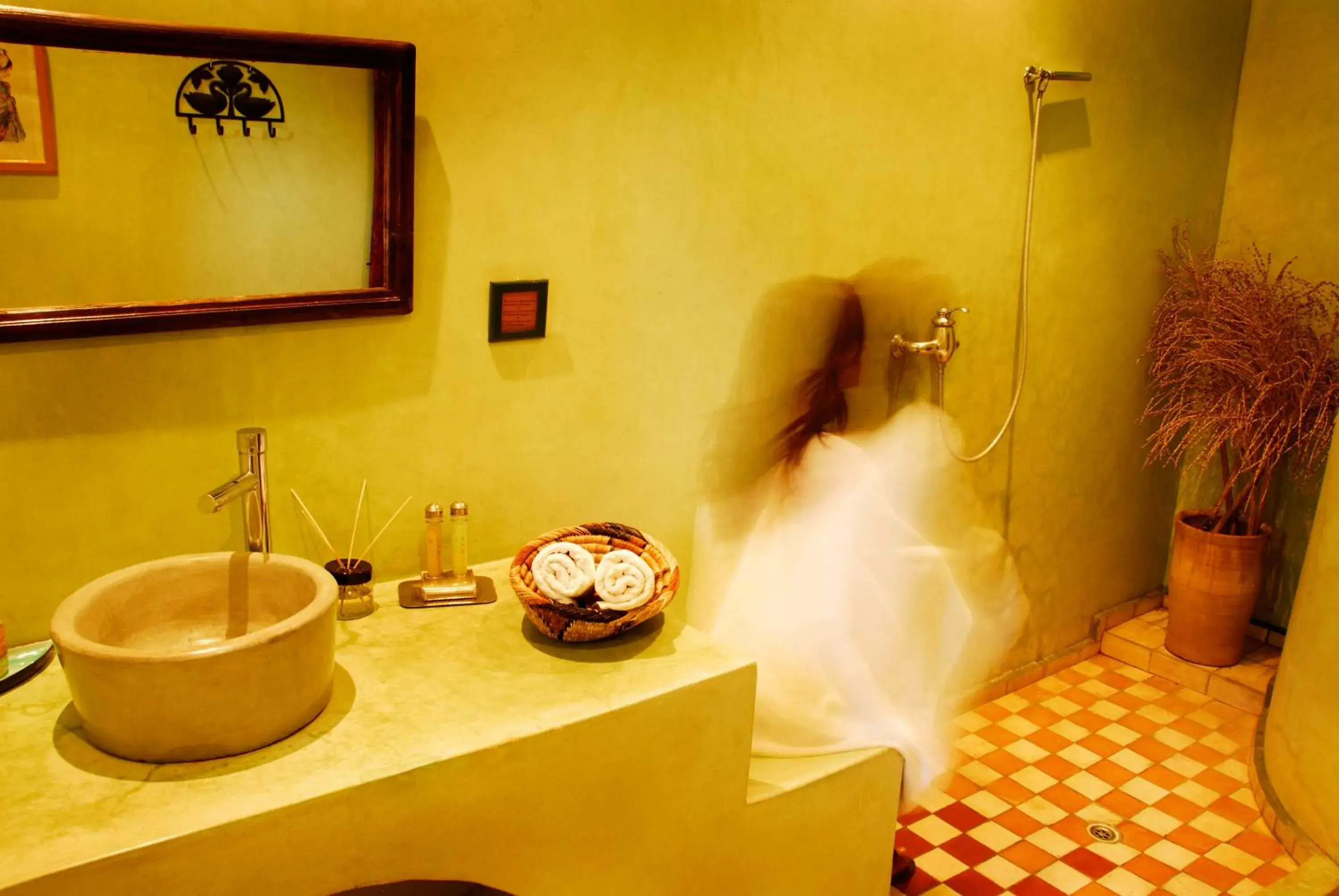 Superior Double or Twin Room with Terrace in Maison d'Hôtes Kasbah Azul Superior Double or Twin Room with Terrace in Maison d'Hôtes Kasbah Azul