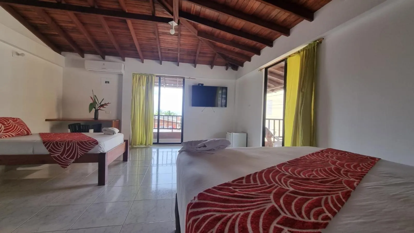 Bed in Hotel Bahía Yubarta