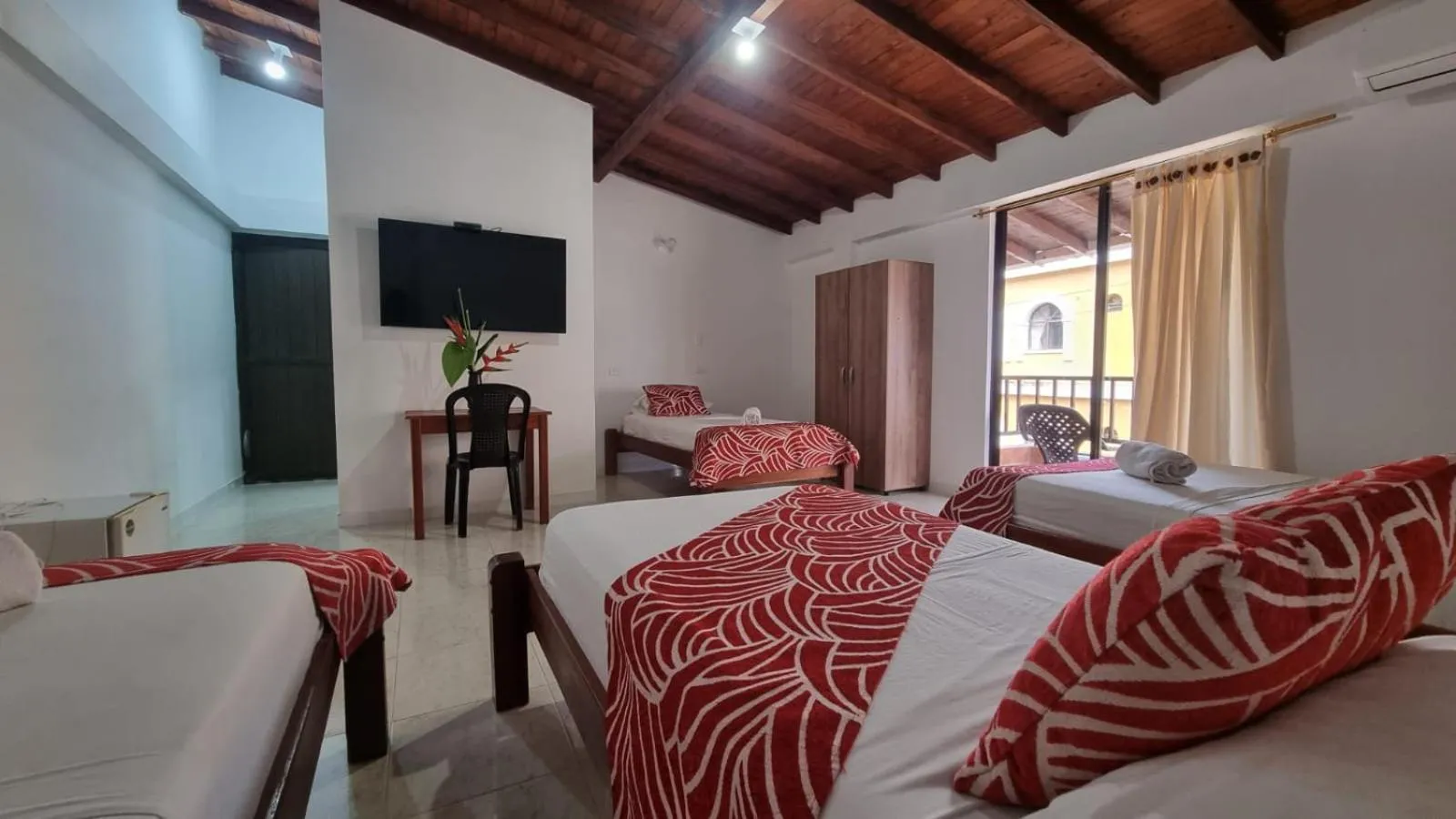 Bed in Hotel Bahía Yubarta