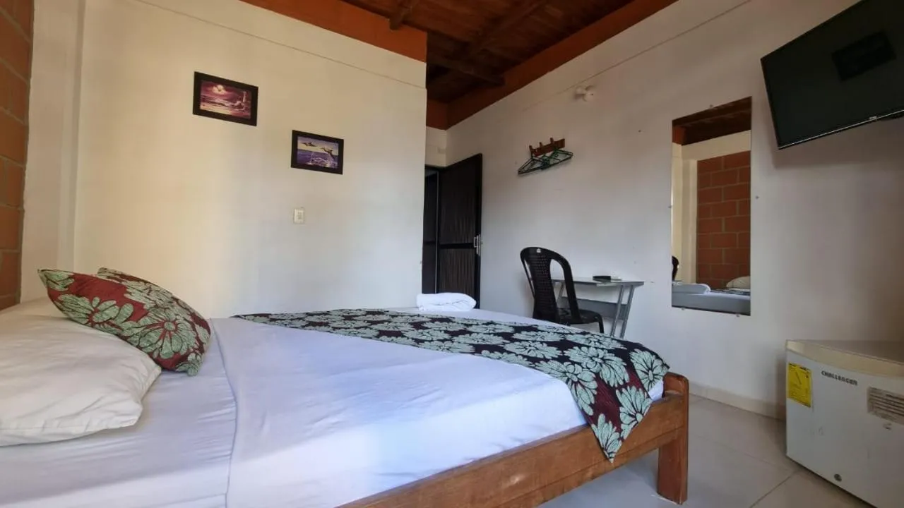 Bed in Hotel Bahía Yubarta