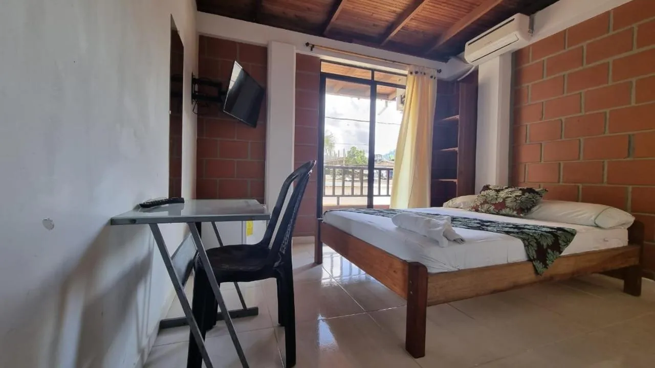 Bed in Hotel Bahía Yubarta