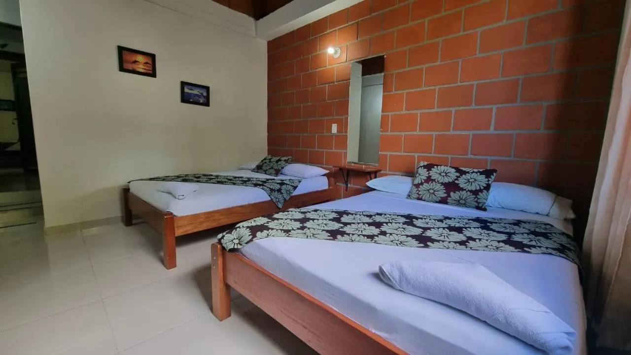 Bed in Hotel Bahía Yubarta