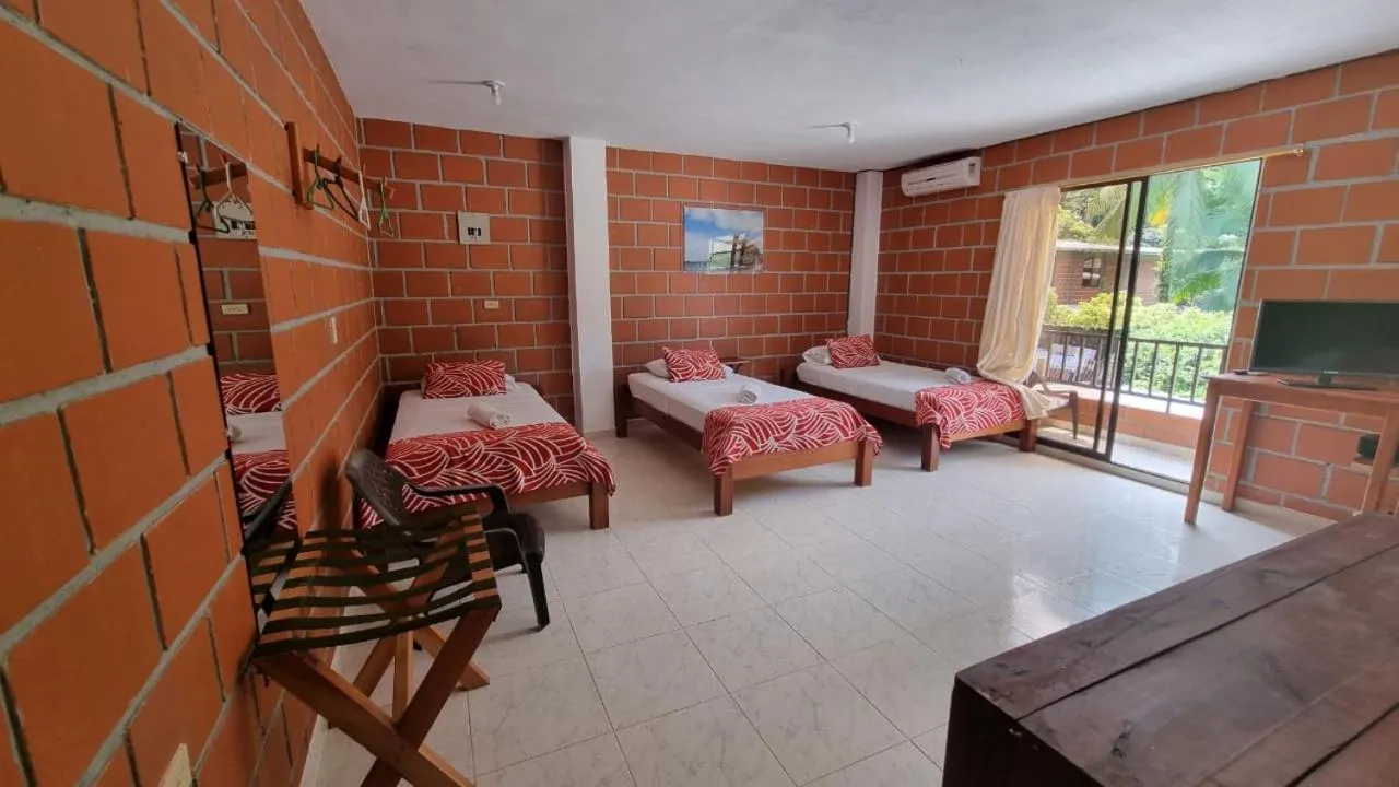 Bed in Hotel Bahía Yubarta
