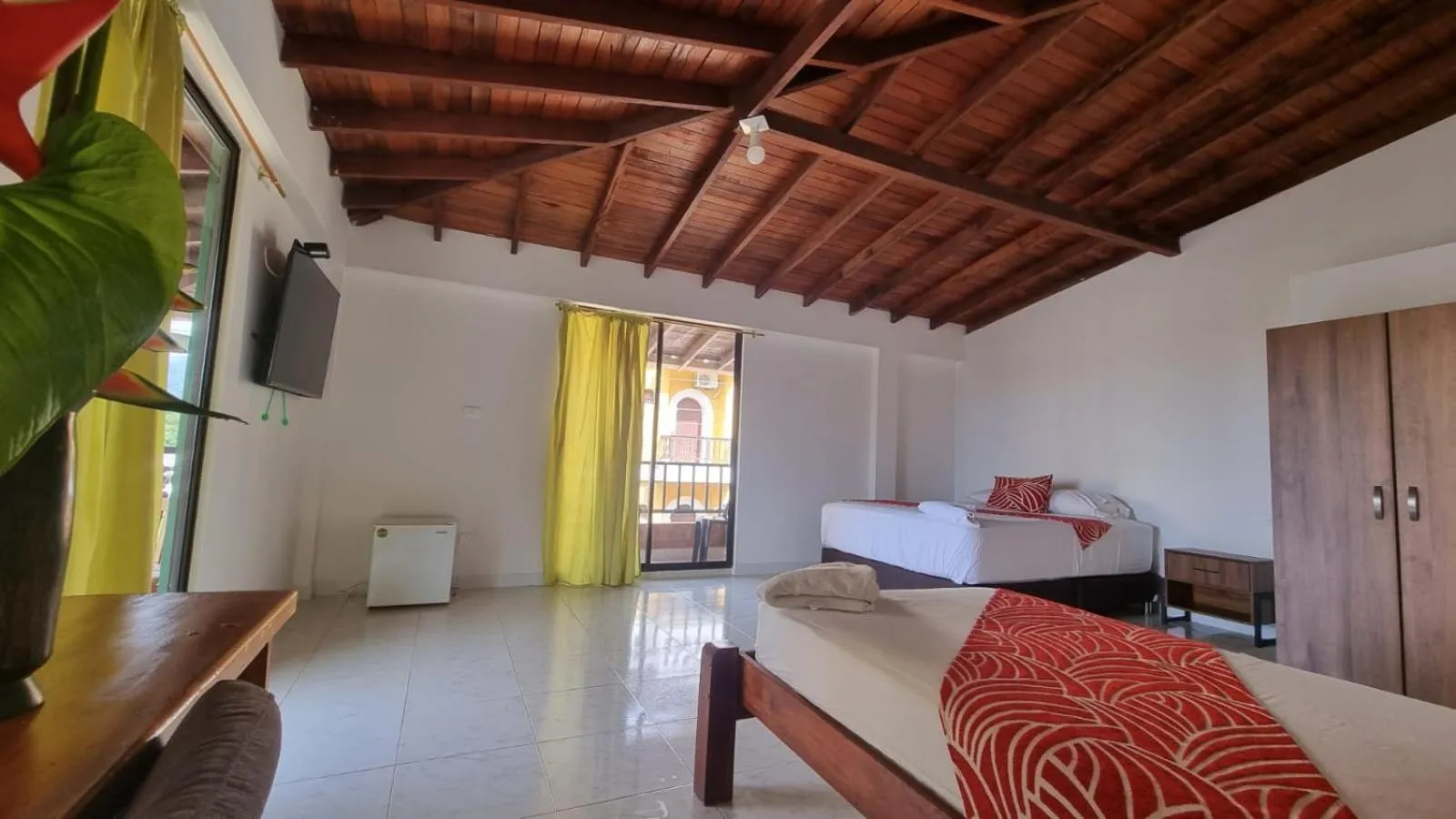 Bed in Hotel Bahía Yubarta