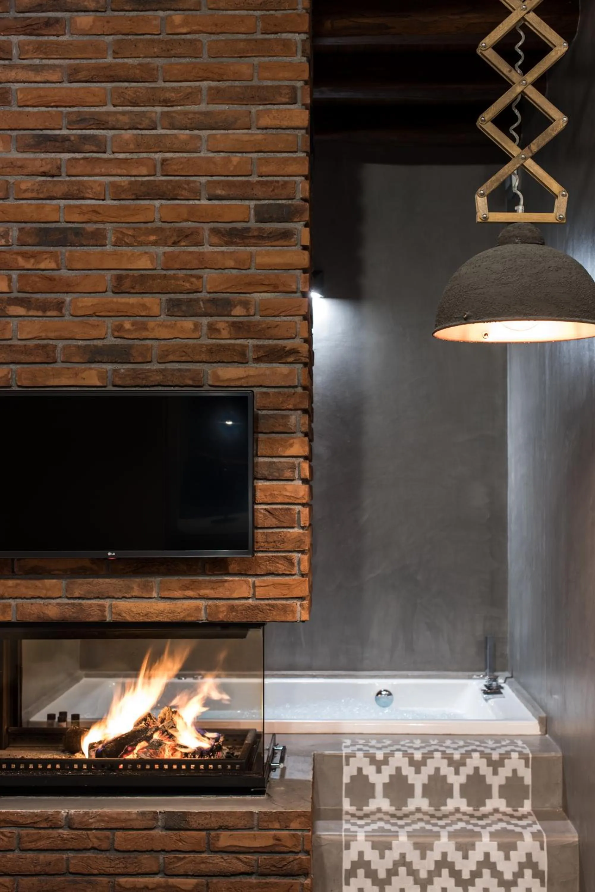 Decorative detail in Olganos VL Luxury Rooms & Suites