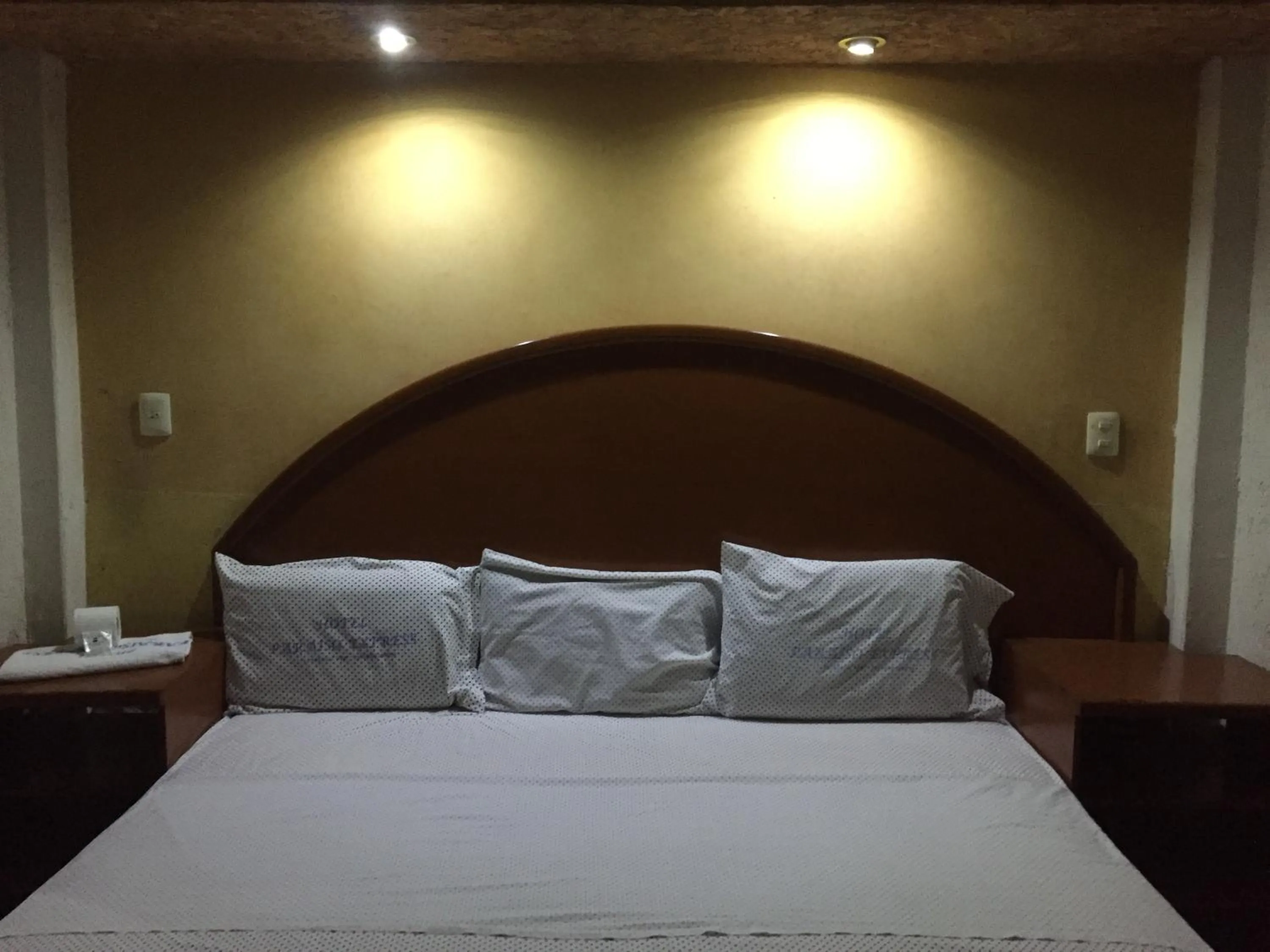 Decorative detail, Bed in Hotel Paraiso Express