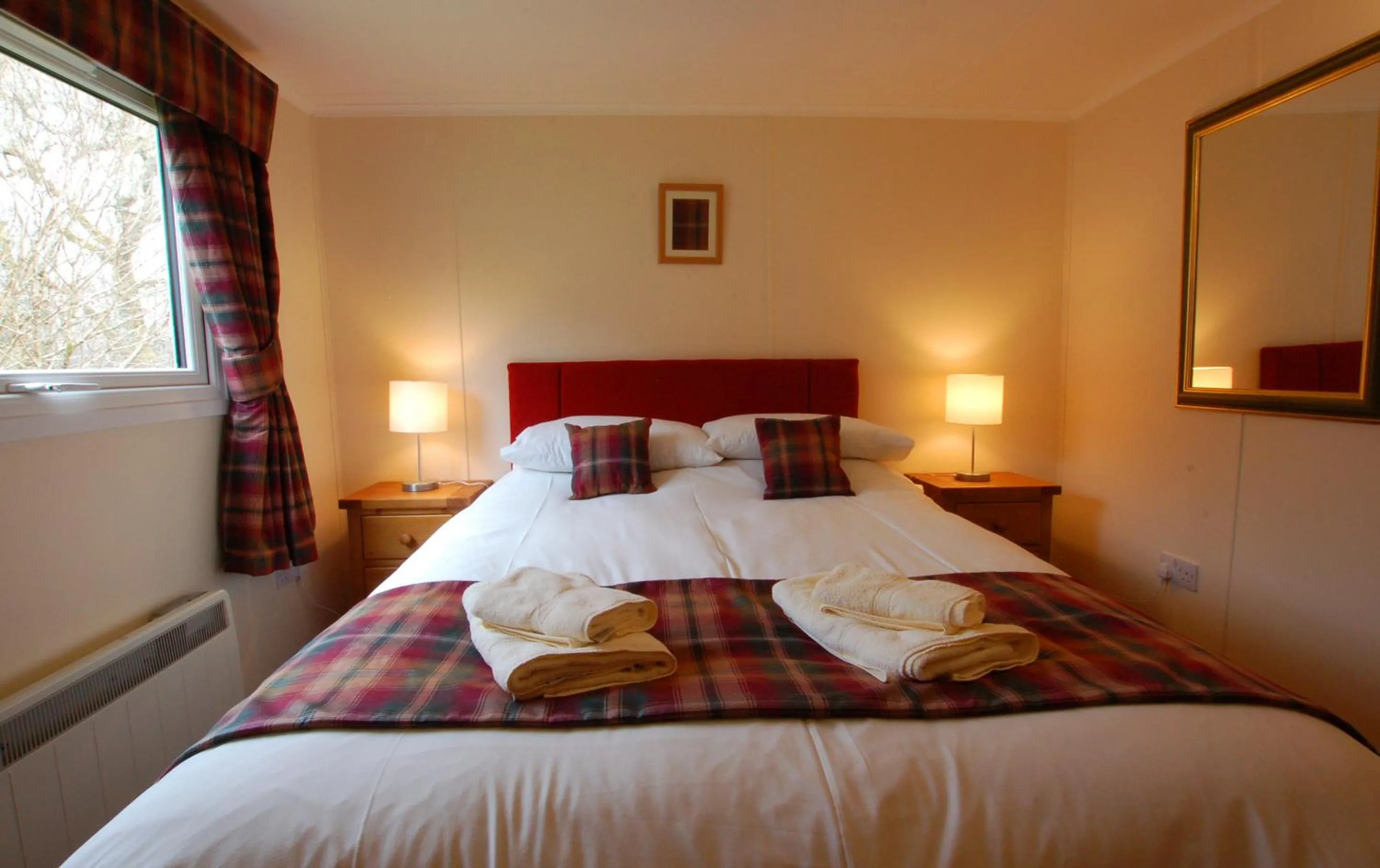 Bedroom in Glen Affric Holiday Park