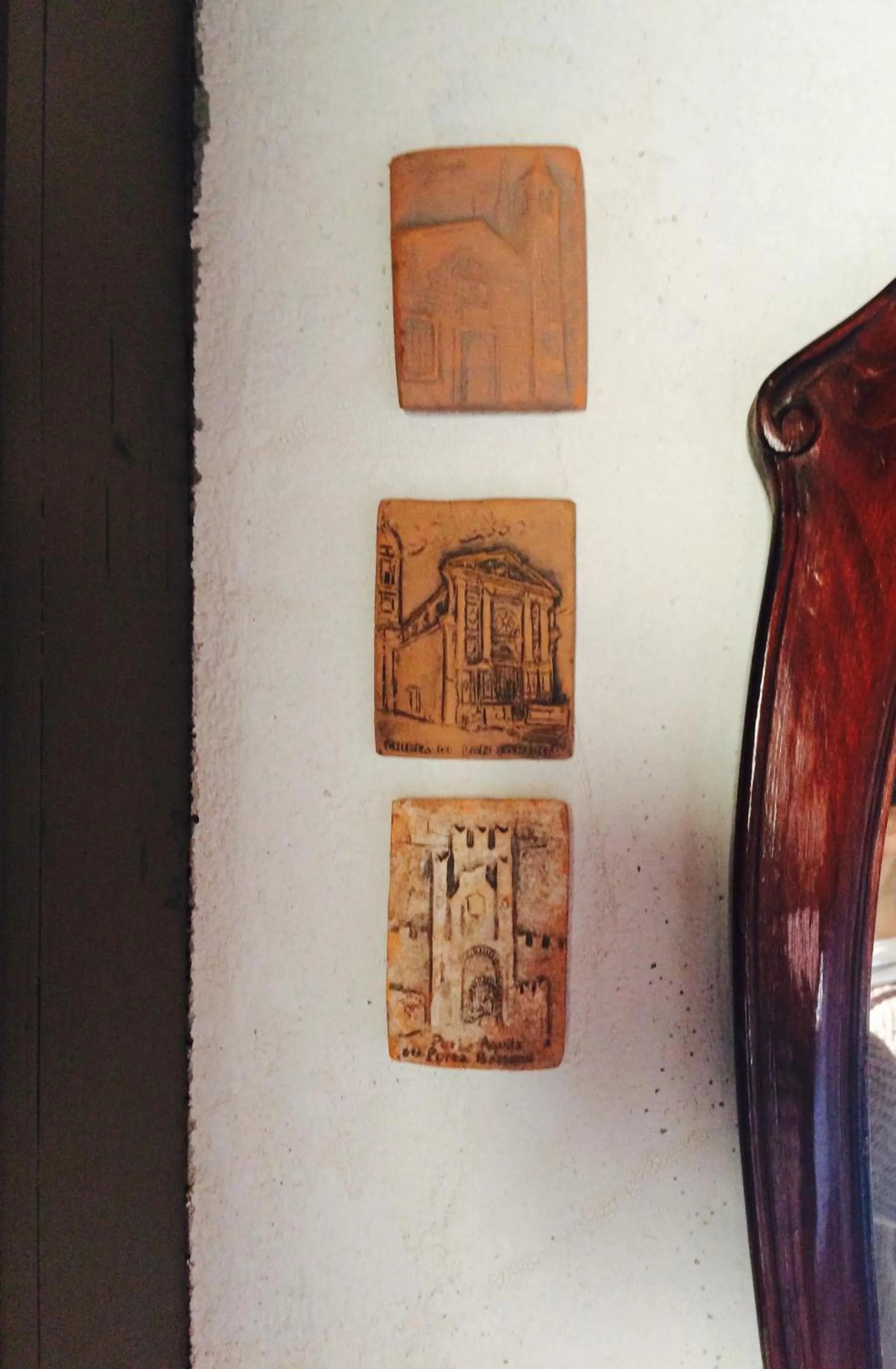 Decorative detail in B&B Molino2Rosso