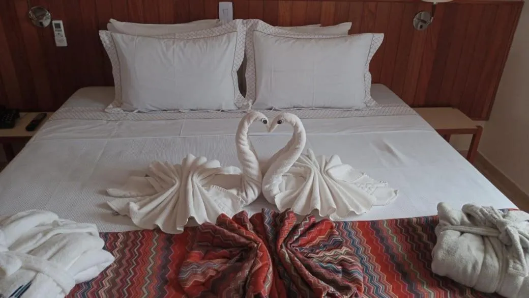 Bed in Hotel Riviera Lins