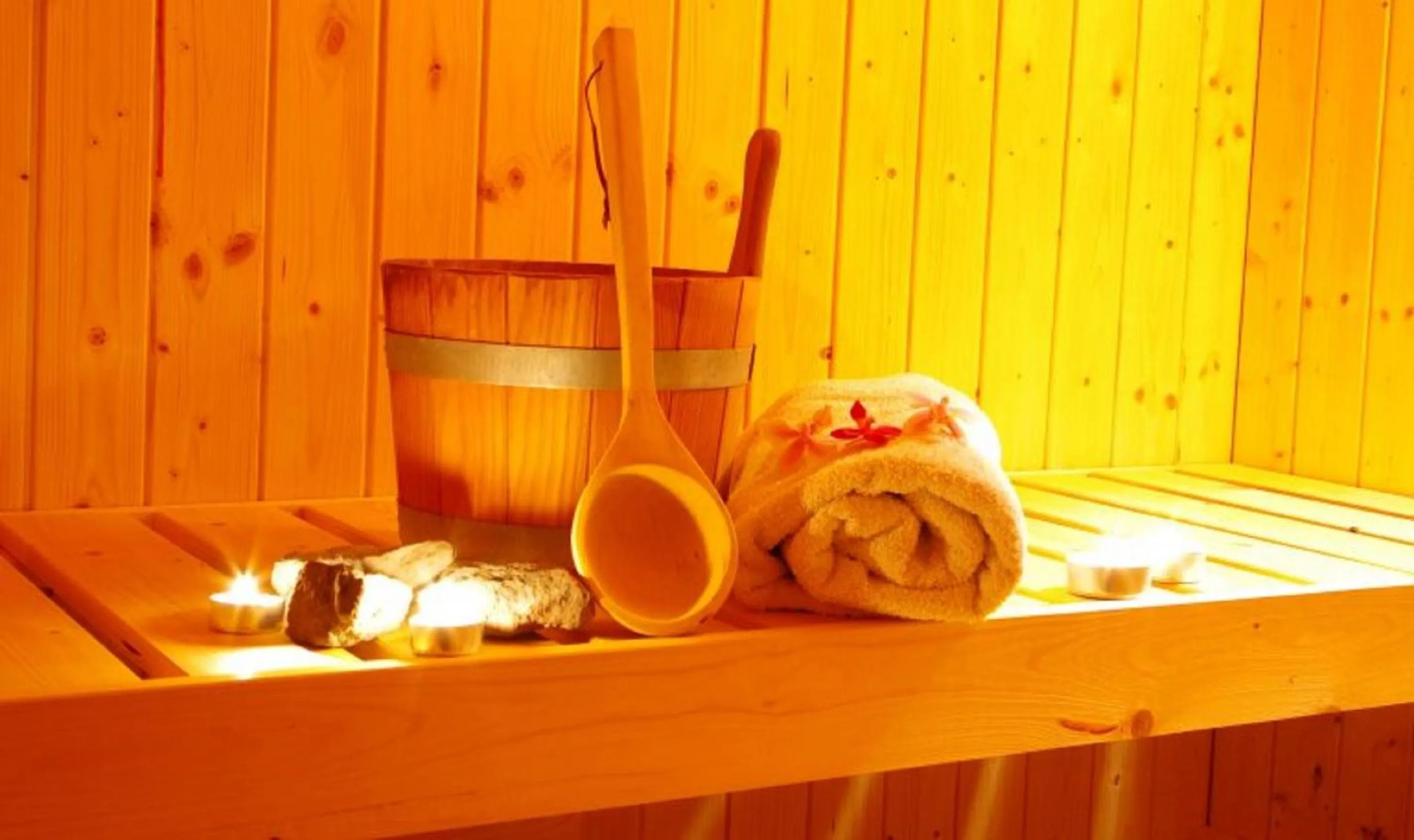 Sauna in Hotel Manos Premier