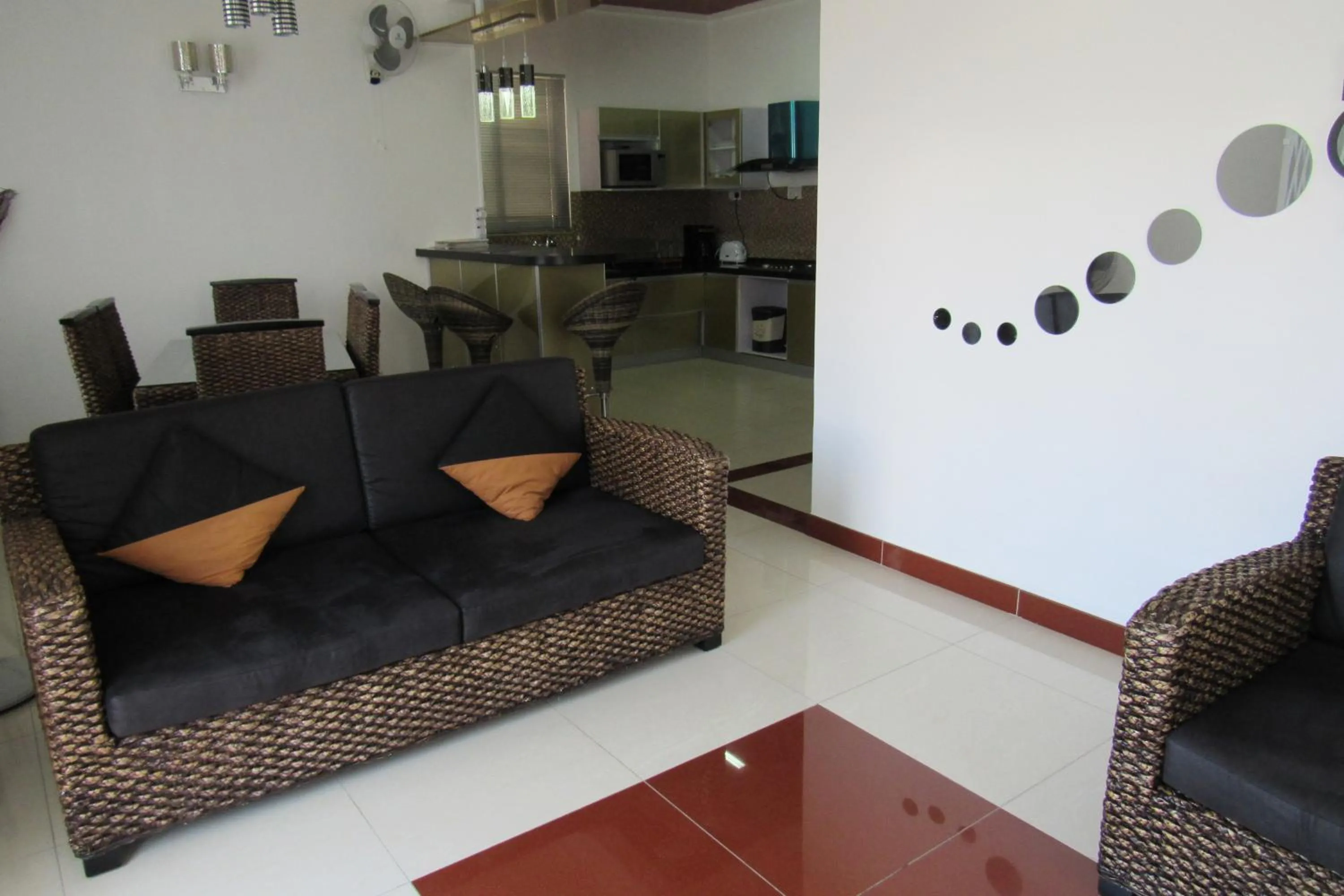 Living room in Résidence Ocean Dream