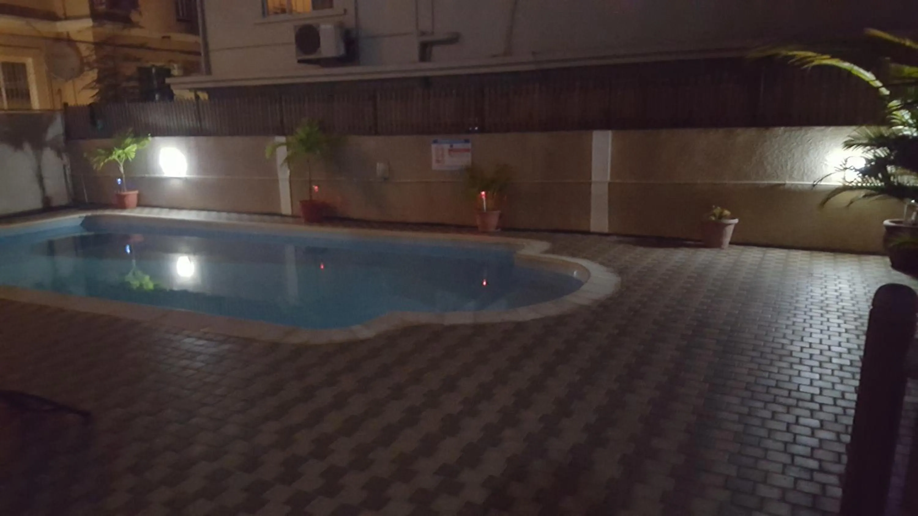 Pool view in Résidence Ocean Dream