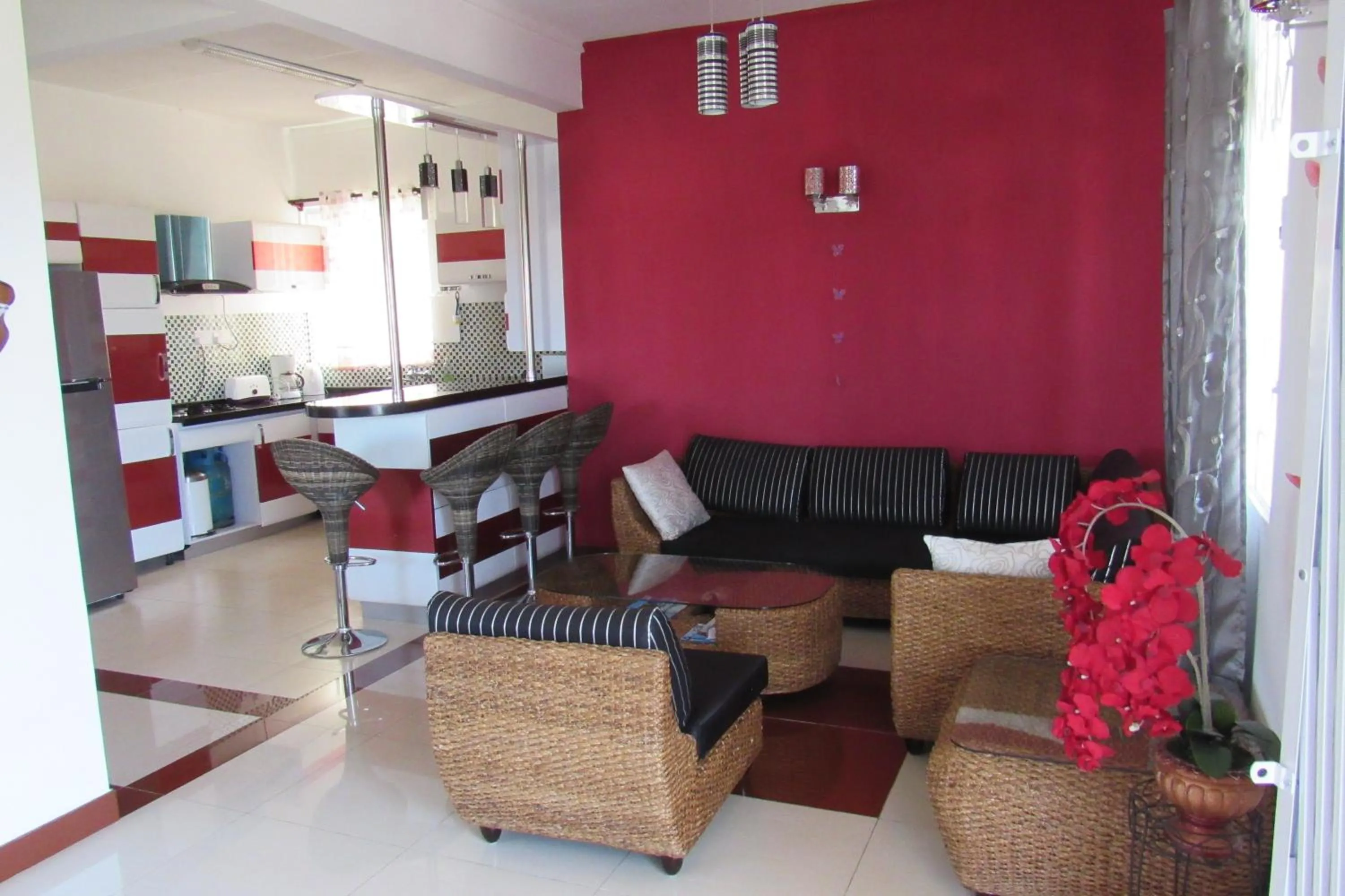 Living room in Résidence Ocean Dream