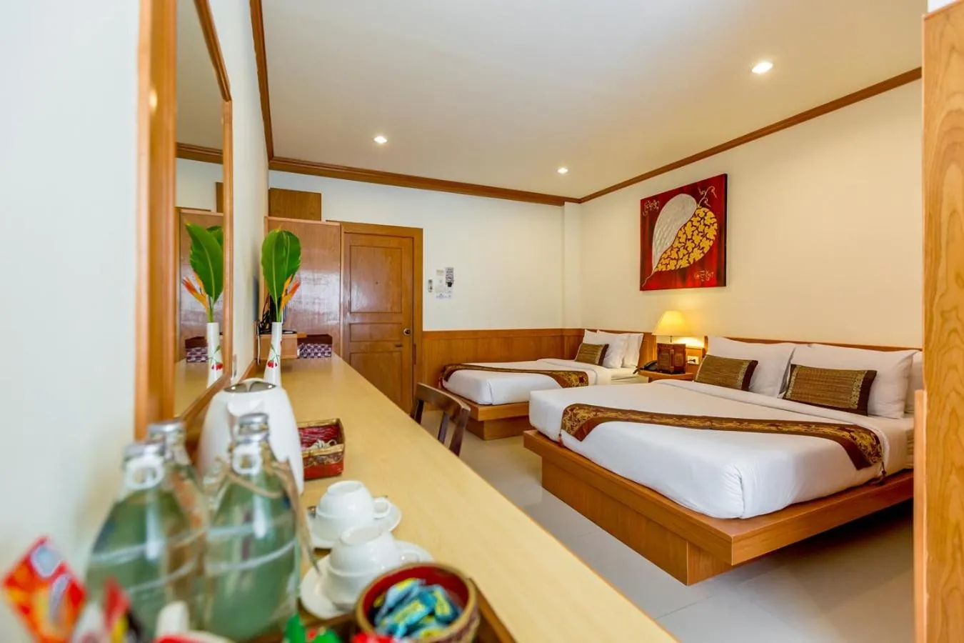 Photo of the whole room, Bed in Loei Village Hotel