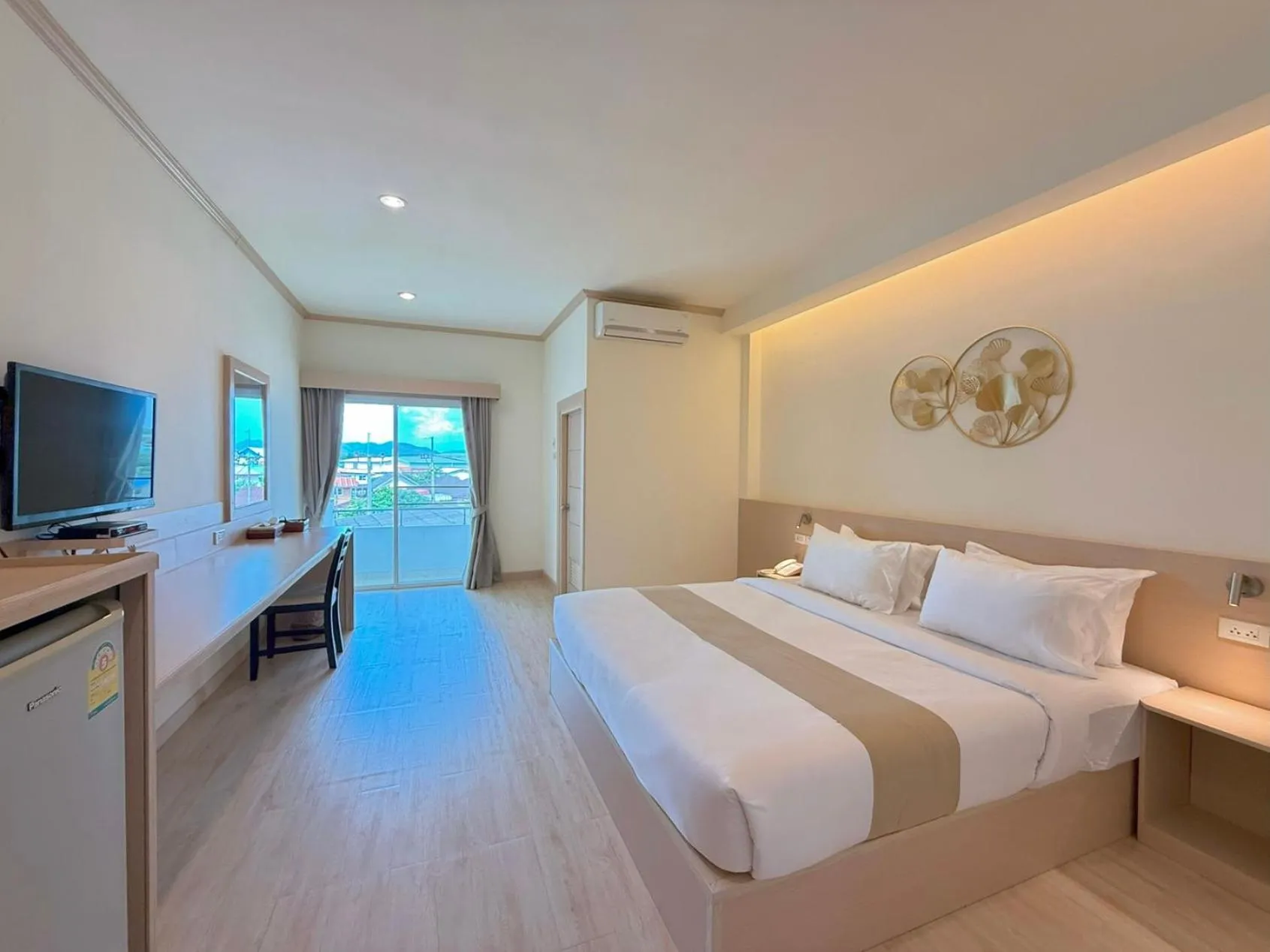 Photo of the whole room, Bed in Loei Village Hotel