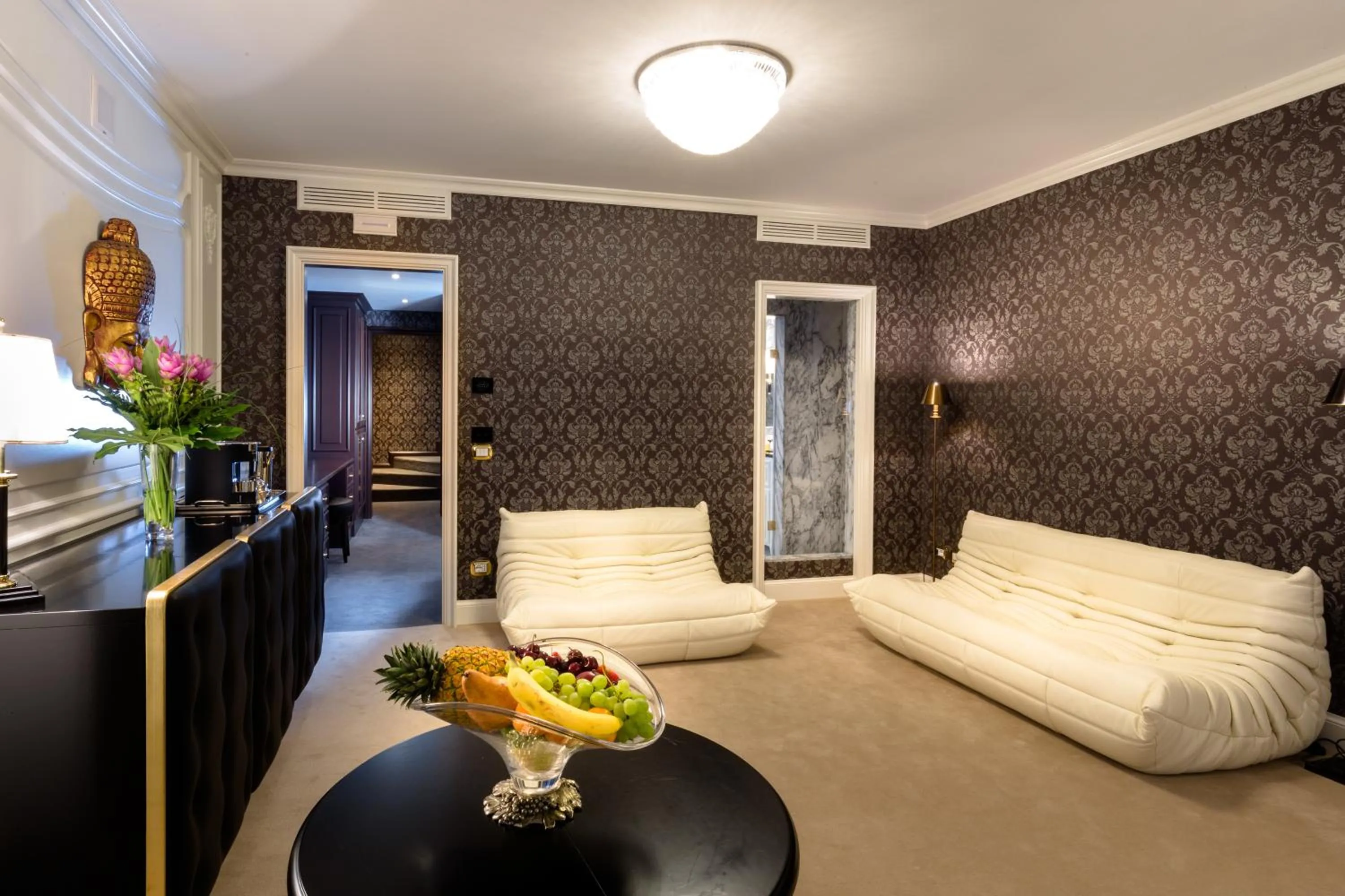 Shower, Bed in Relais La Speranzina