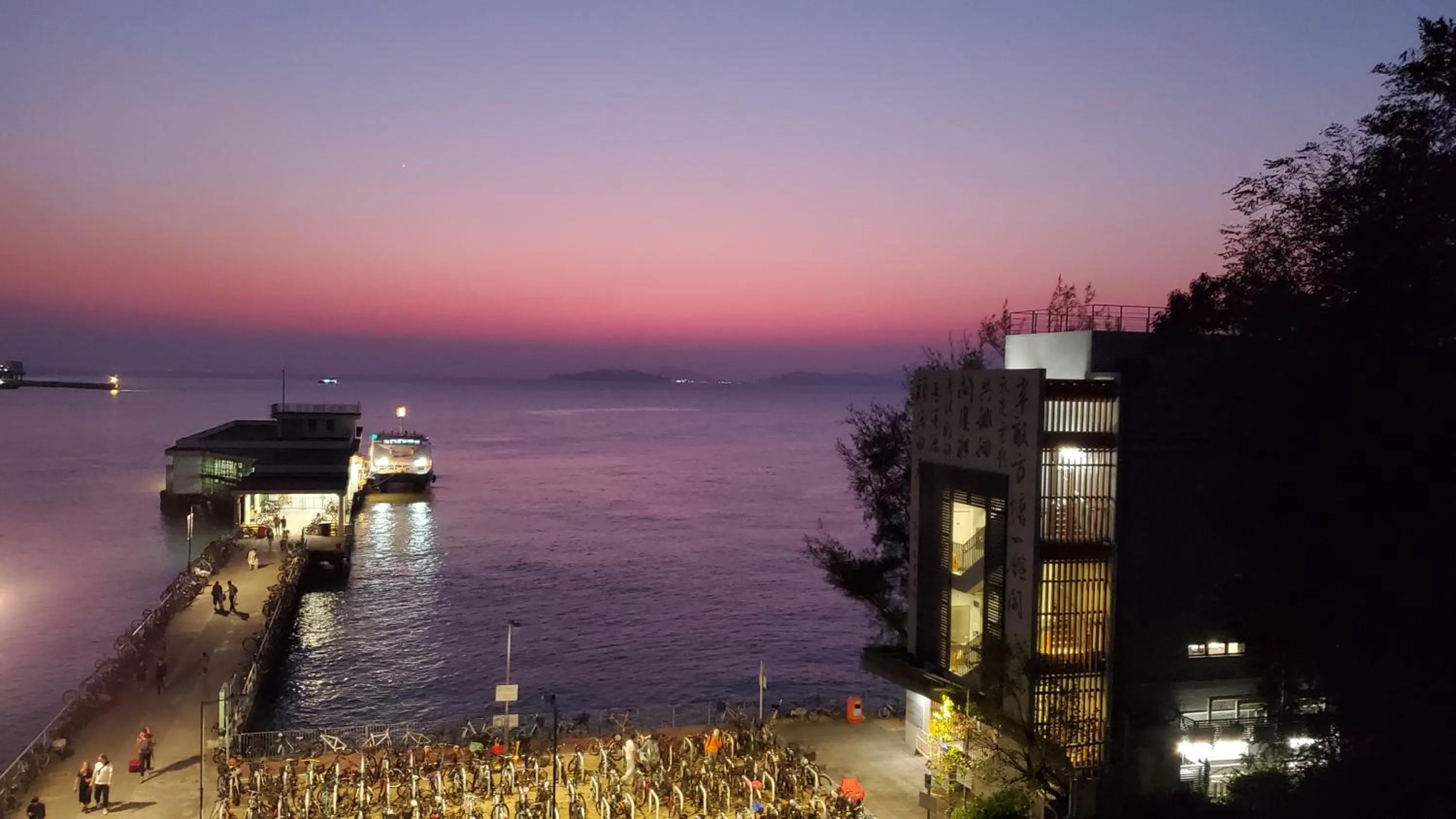 Sunset in Man Lai Wah Resort