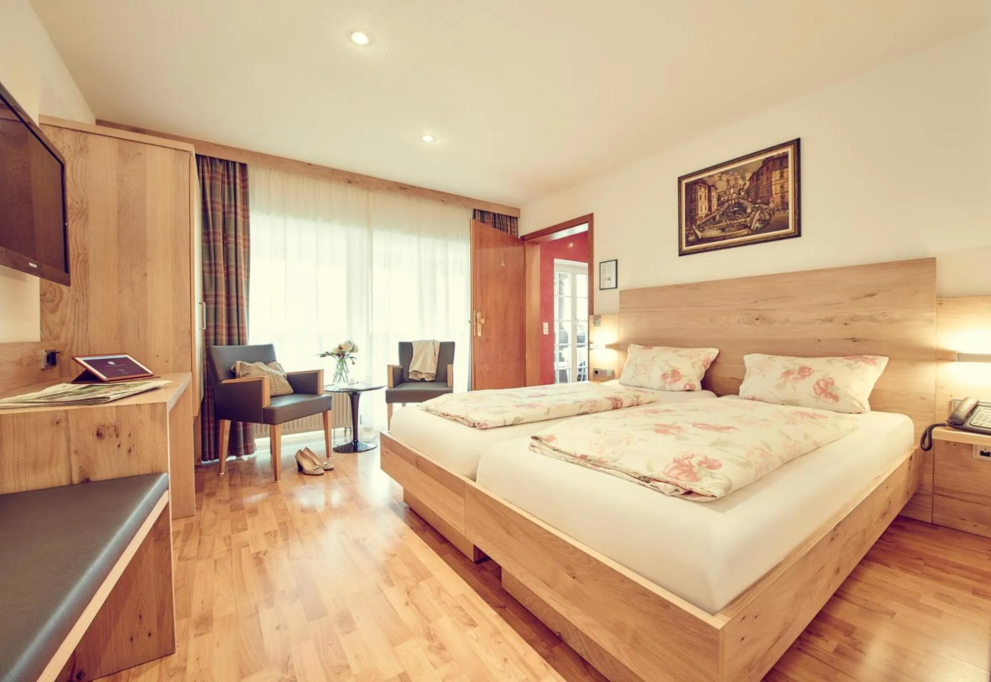 Photo of the whole room, Bed in Landgasthof zur Sonne