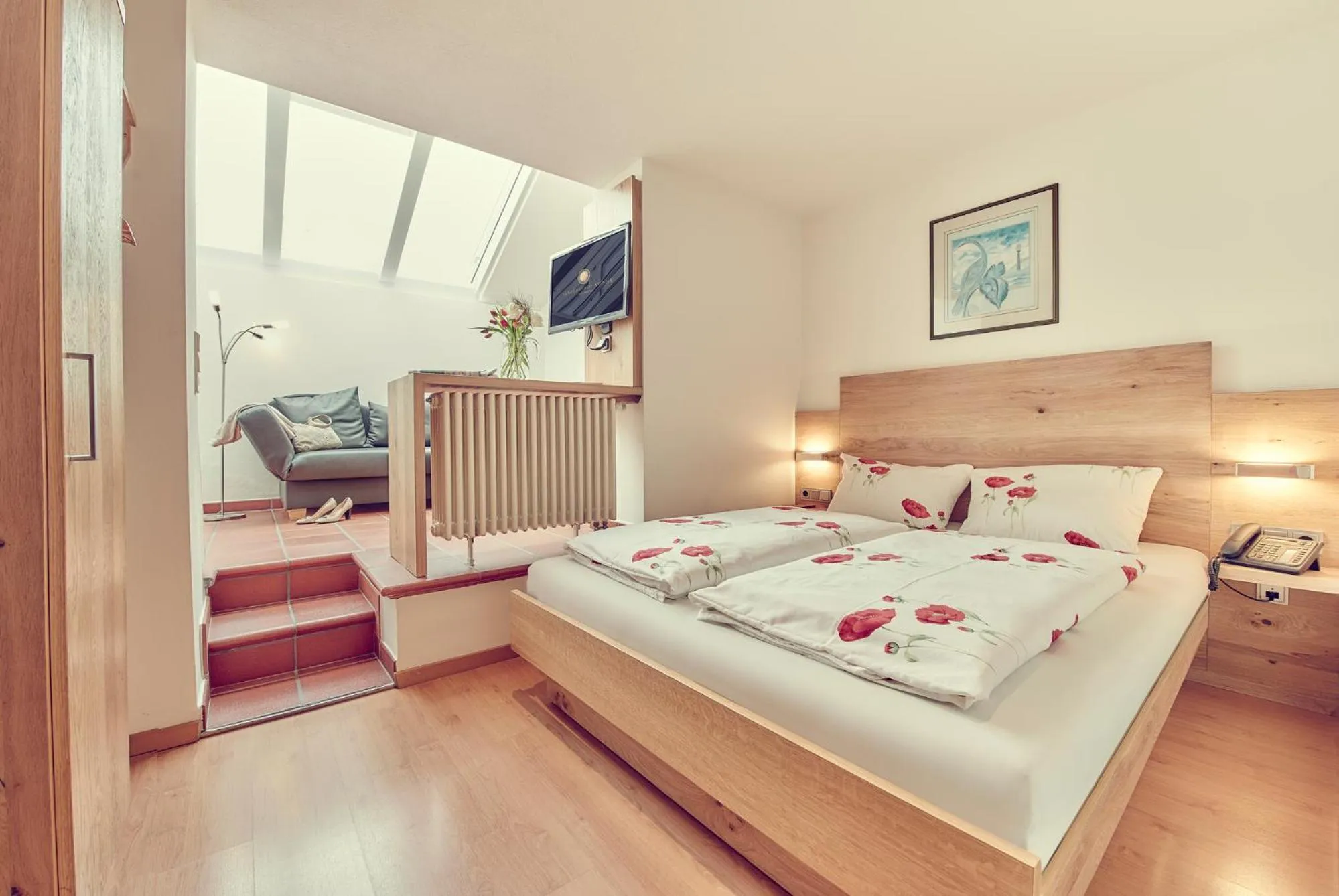 Photo of the whole room, Bed in Landgasthof zur Sonne