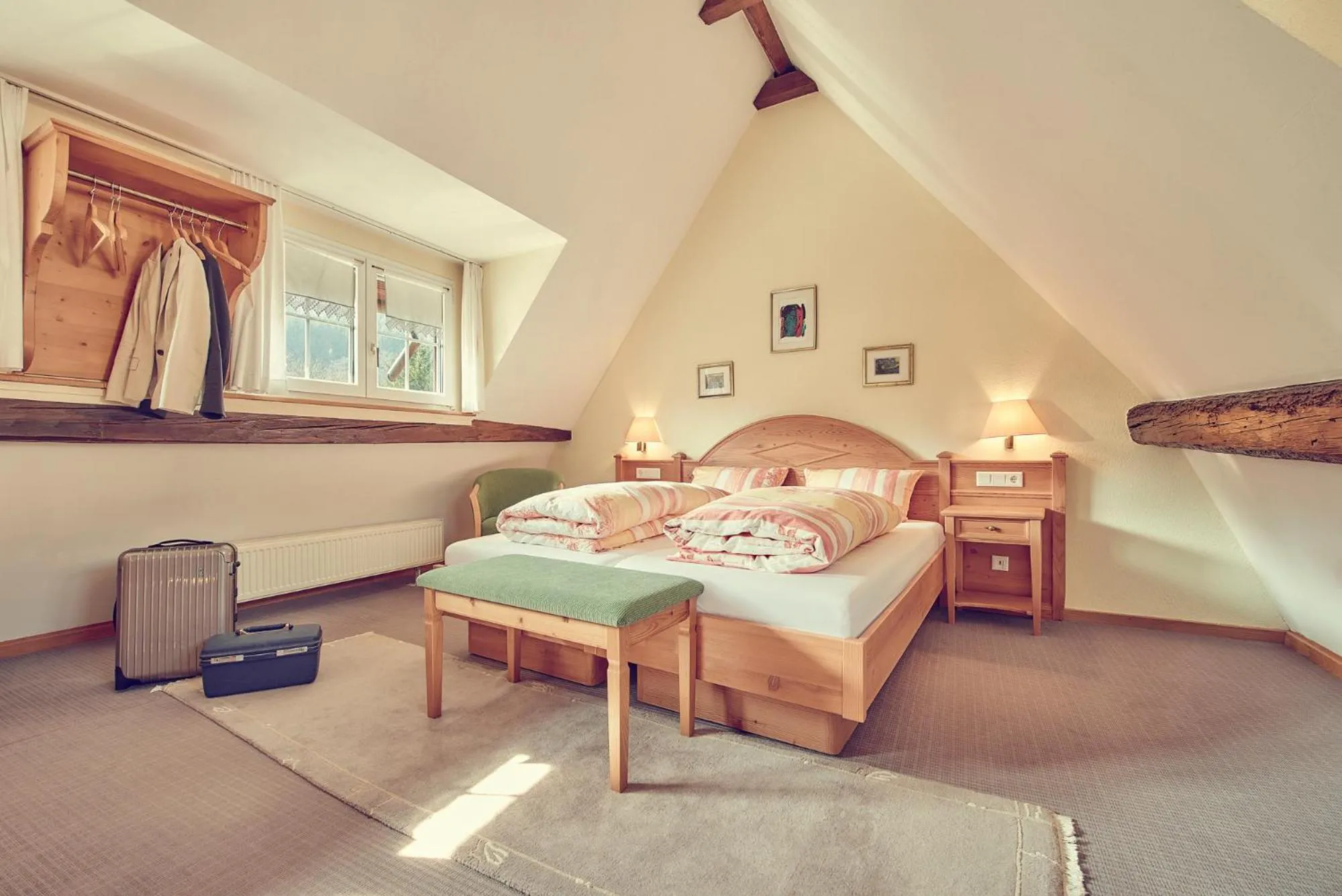 Photo of the whole room, Bed in Landgasthof zur Sonne