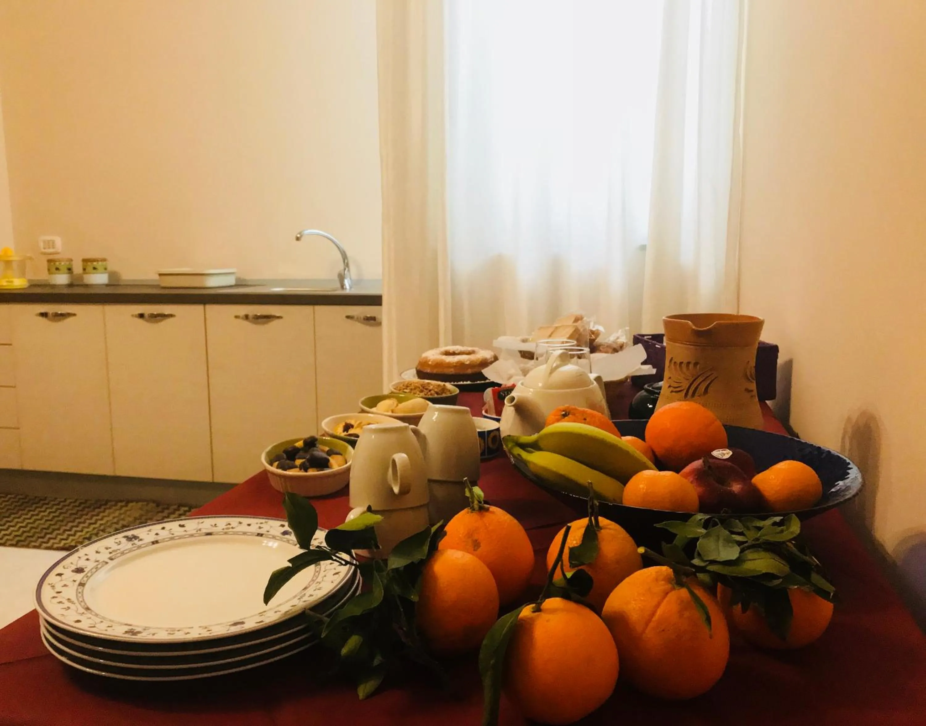 Continental breakfast in B&B Sikelia Mare