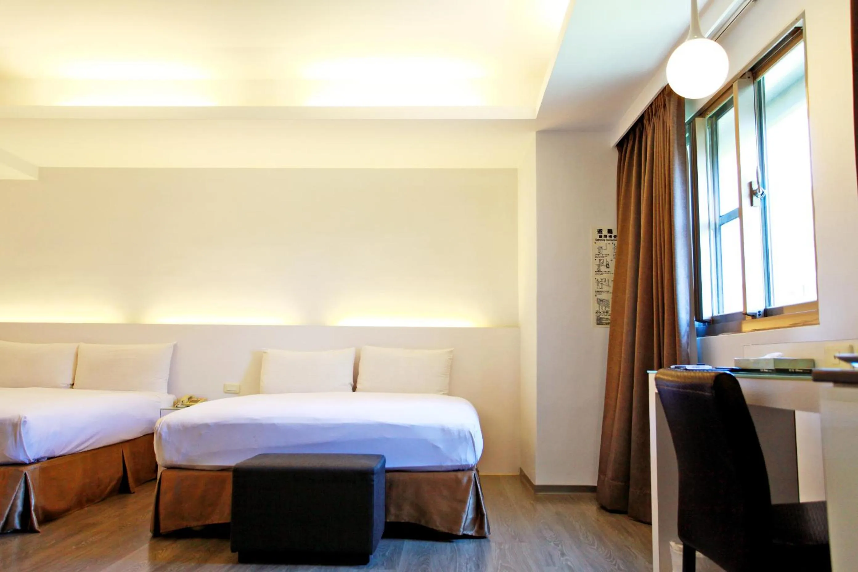 TV and multimedia, Bed in Taitung Yes Hotel