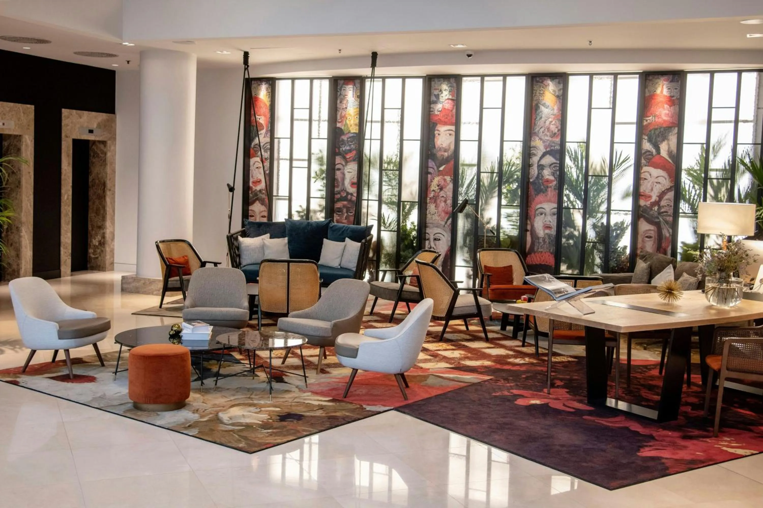 Lobby or reception in Renaissance Brussels Hotel