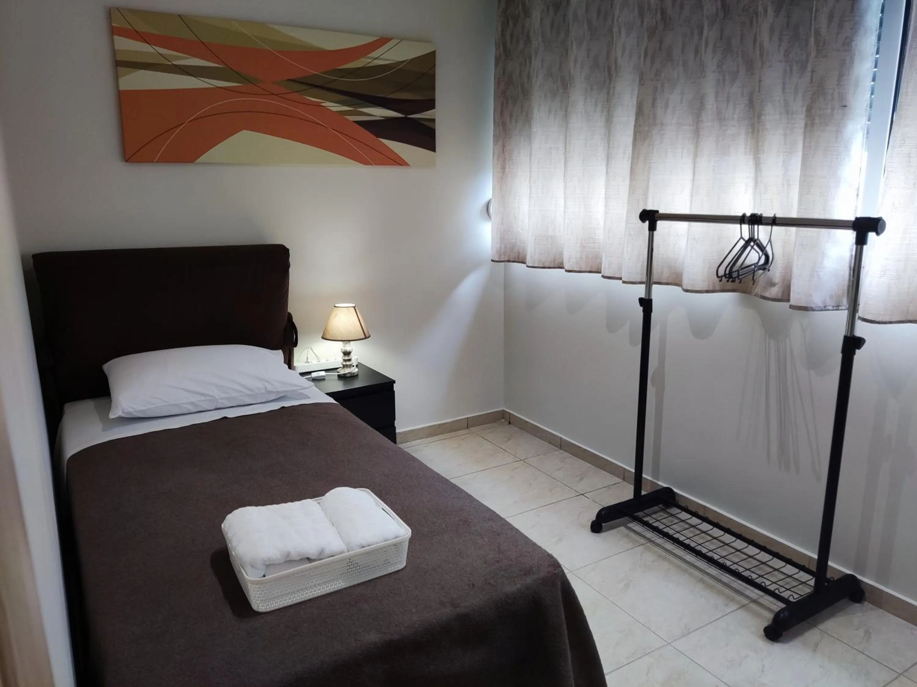 Bed in A&J Apartments or Rooms athens airport