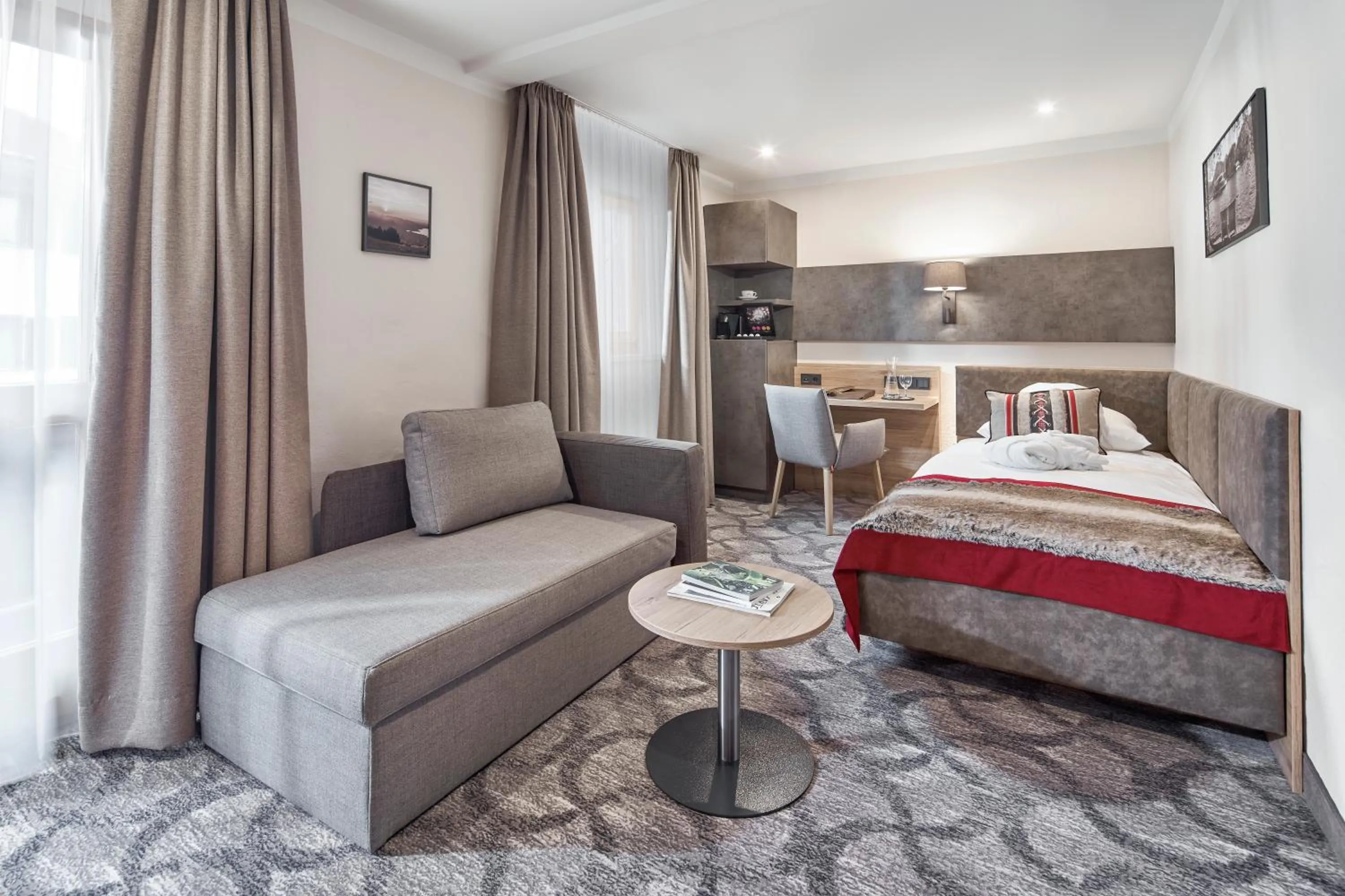 Photo of the whole room, Bed in Hotel Alpenhof