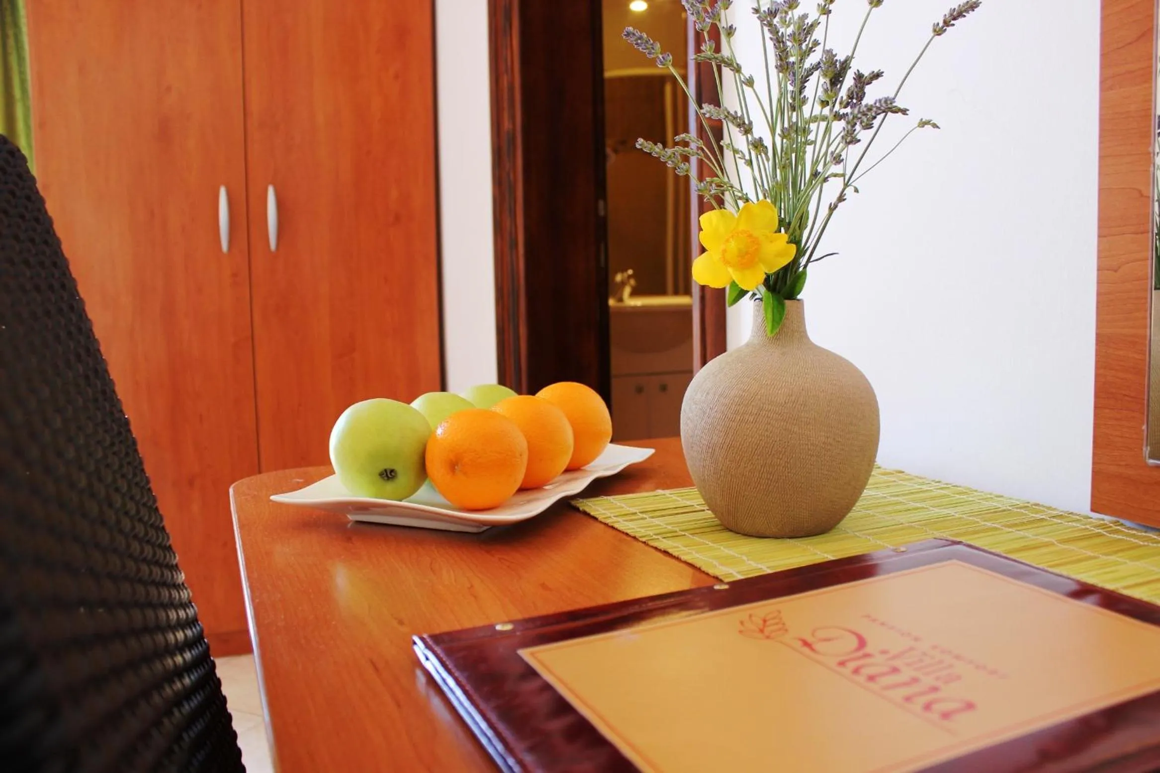 Food and drinks in Villa Diana