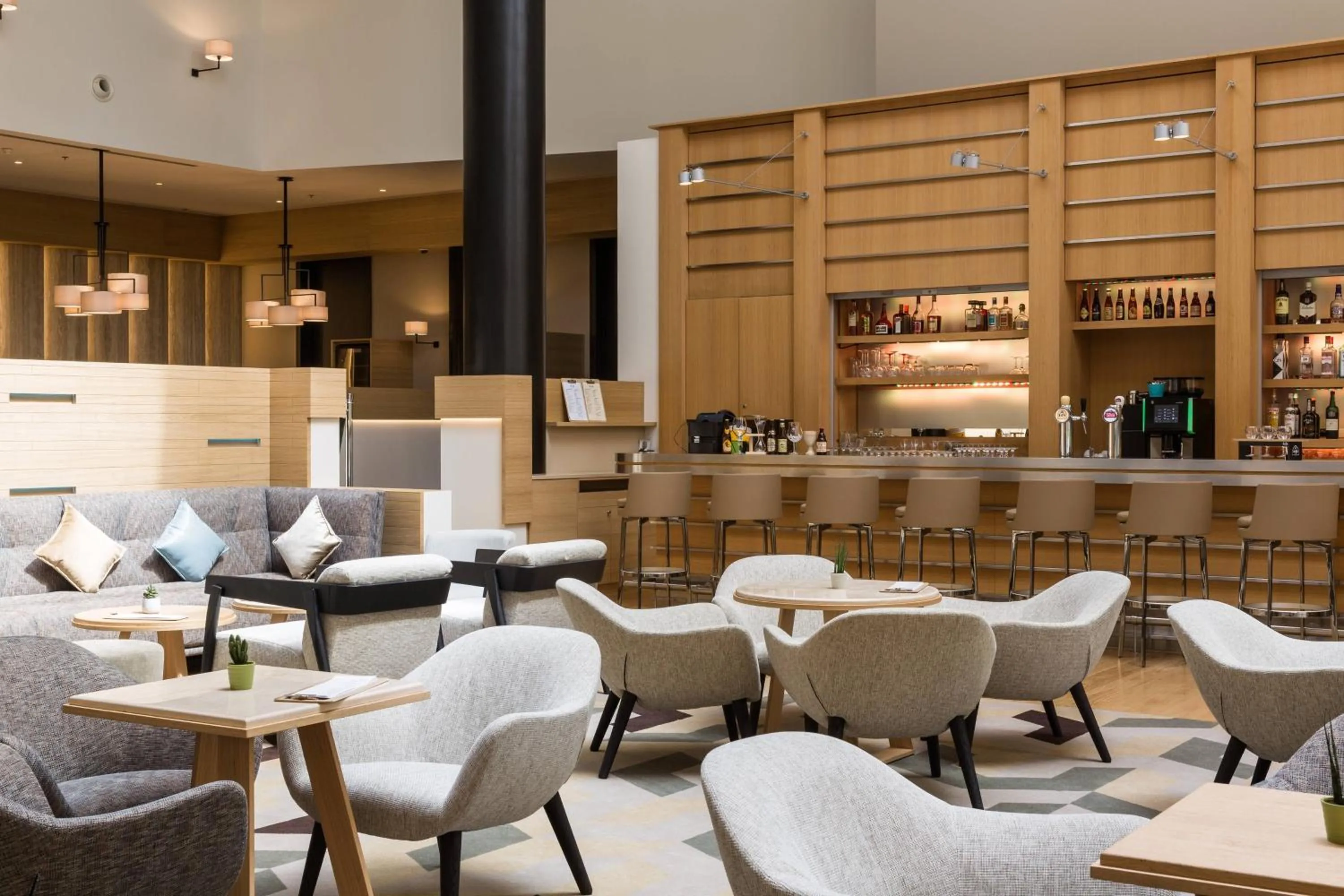 Lounge or bar in Courtyard By Marriott Brussels